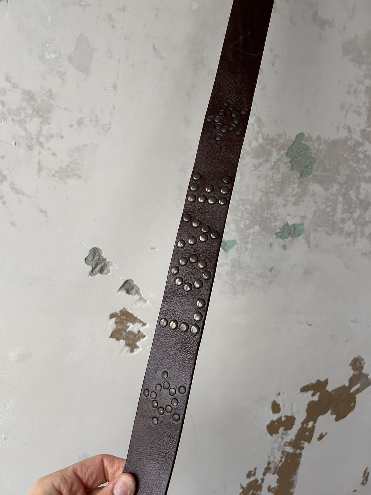 Vintage LEATHER BELT VINTAGE LOVE Size ONE SIZE - 3 Thumbnail