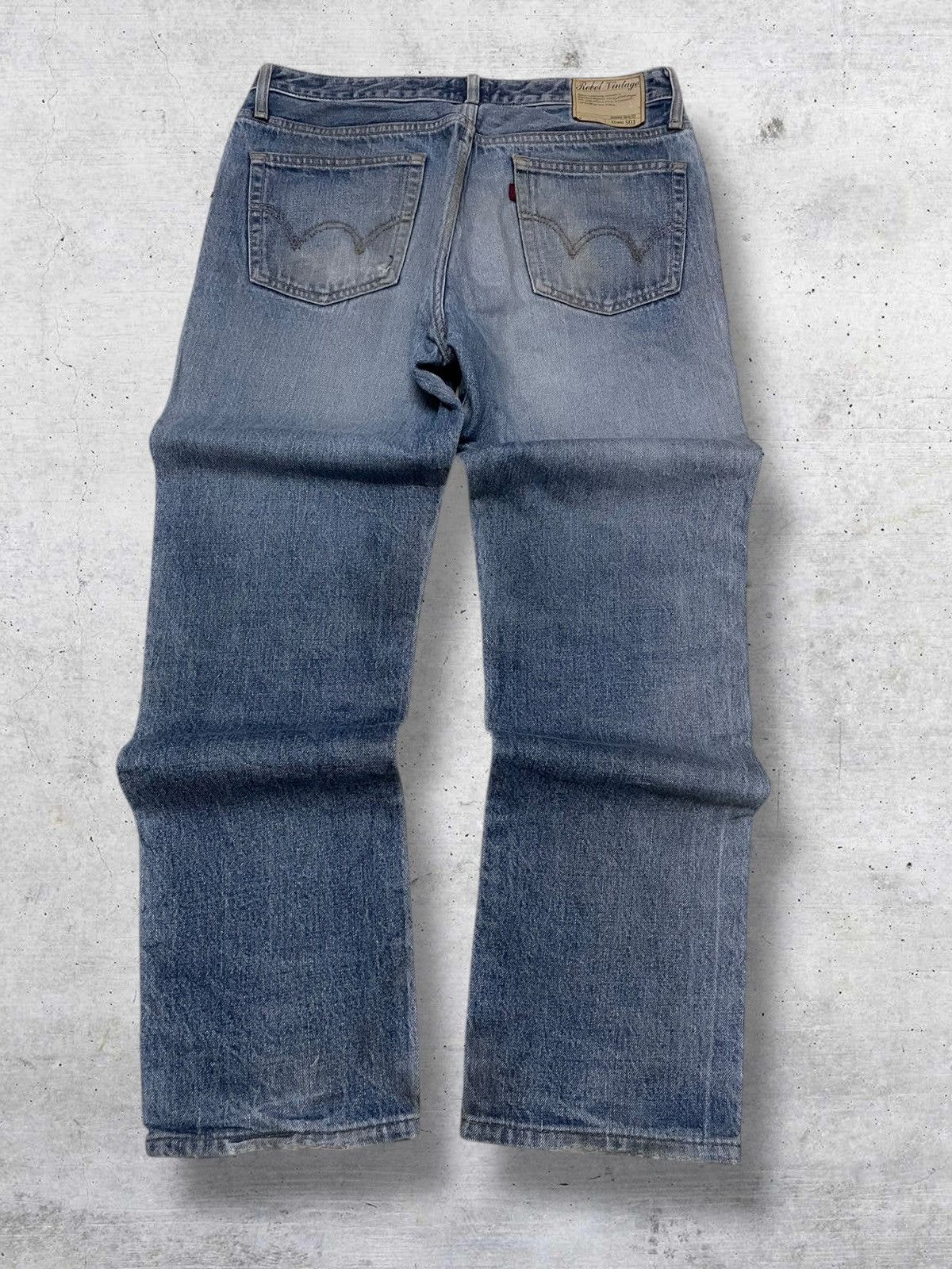 Edwin VINTAGE EDWIN 503 90S OG JAPAN DESIGNER DIRTY OLD DENIM Size US 32 / EU 48 - 8 Thumbnail