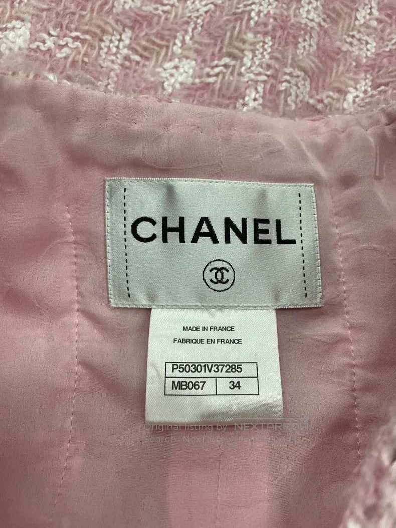 Chanel Chanel Supermarket series pink tweed jacket Size XXS / US 00 / IT 34 - 4 Thumbnail