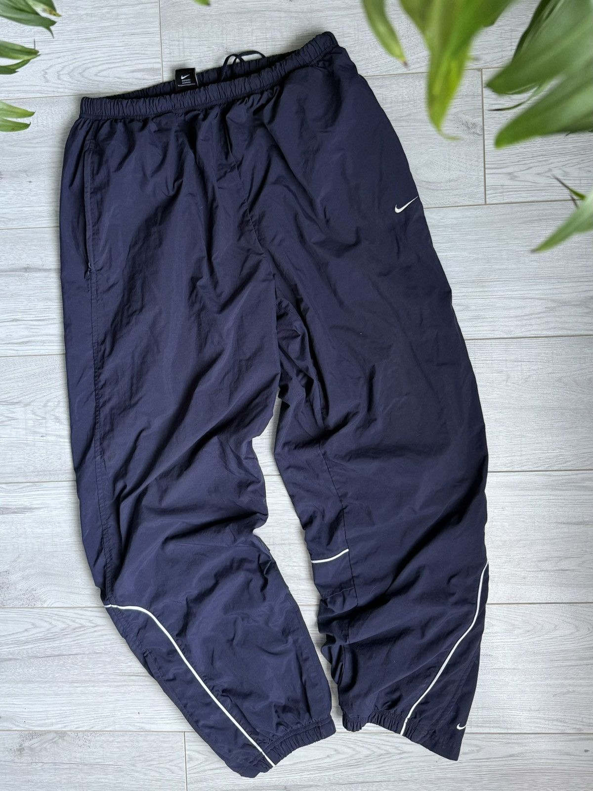 Nike × Vintage Vintage Nike Baggy track pants logo swoosh Size US 36 / EU 52 - 1 Thumbnail