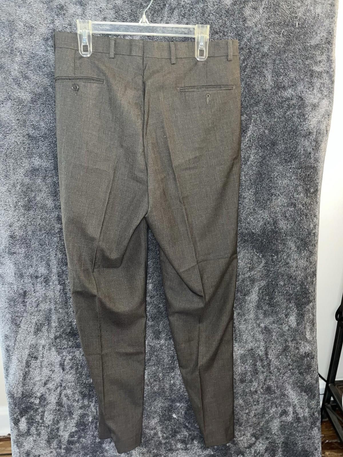 Other Angelo Rossi Taupe Dress Pants 34x32 Flat Front Mens Slacks Size US 34 / EU 50 - 2 Thumbnail