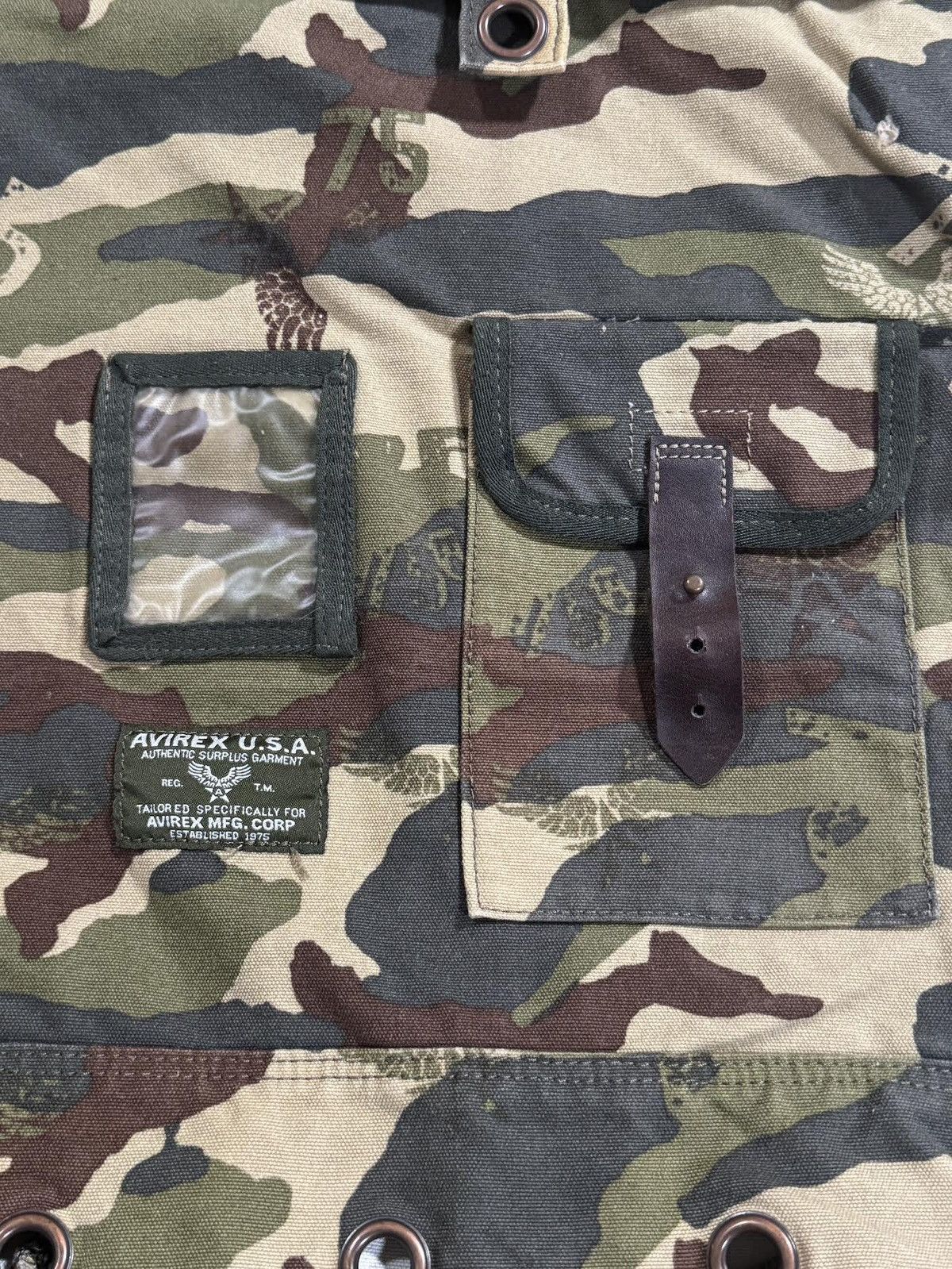 Avirex Vintage Avirex USA Camouflage Backpack Size ONE SIZE - 2 Thumbnail