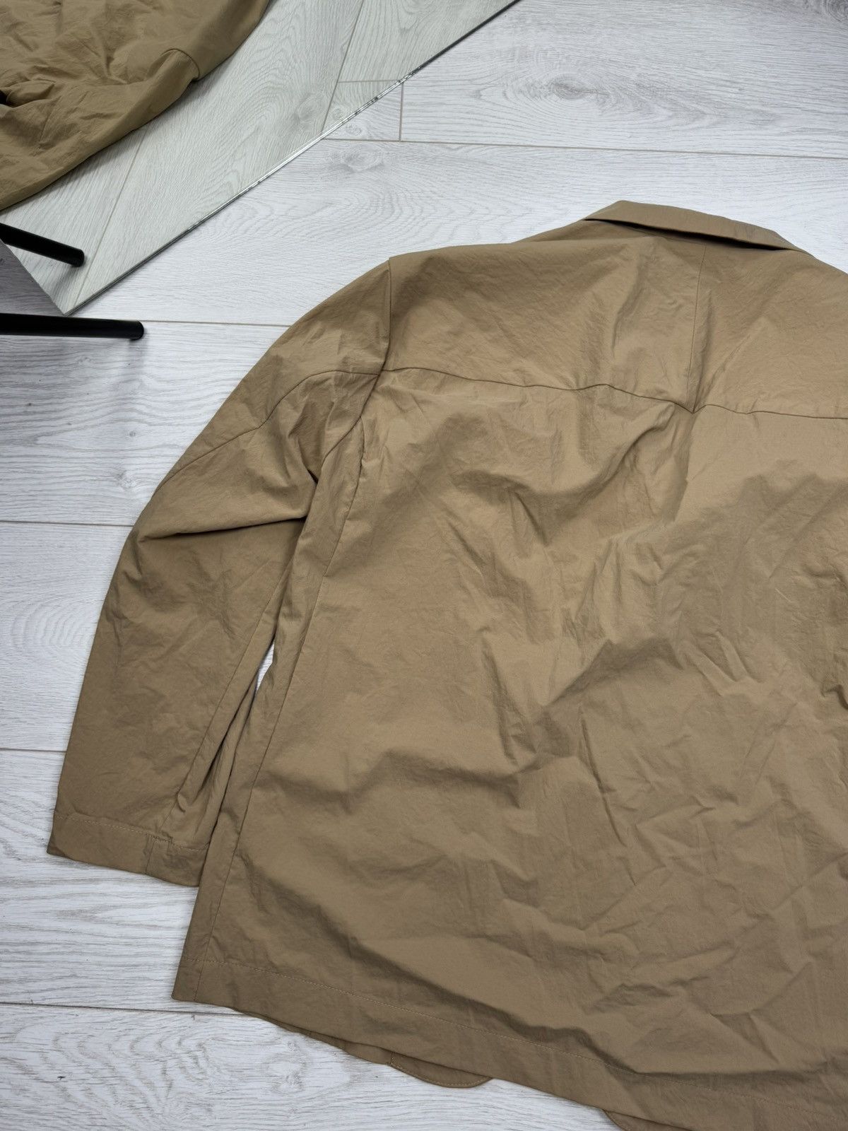 Attachment × Kazuyuki Kumagai Attachment Attachment Kazuyuki Kumagai Nylon Blazer Size 38S - 4 Thumbnail