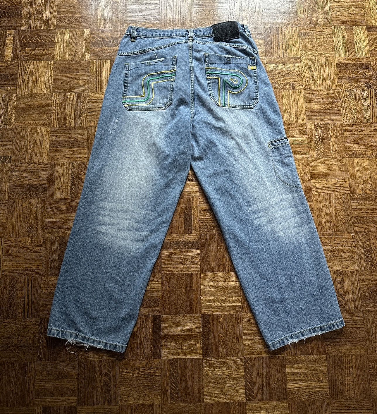 Southpole Vintage Y2K Southpole Embroidered Baggy Denim Jeans Size US 36 / EU 52 - 1 Thumbnail