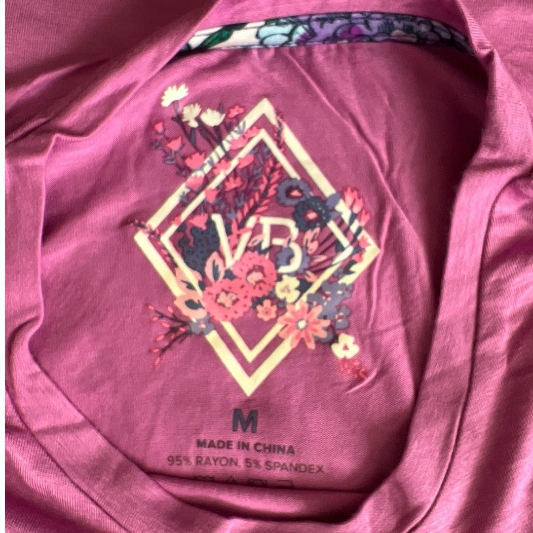 Vera Bradley VERA BRADLEY Light Rose Violet Essential Tee w/ Tags, M Size M / US 6-8 / IT 42-44 - 3 Thumbnail