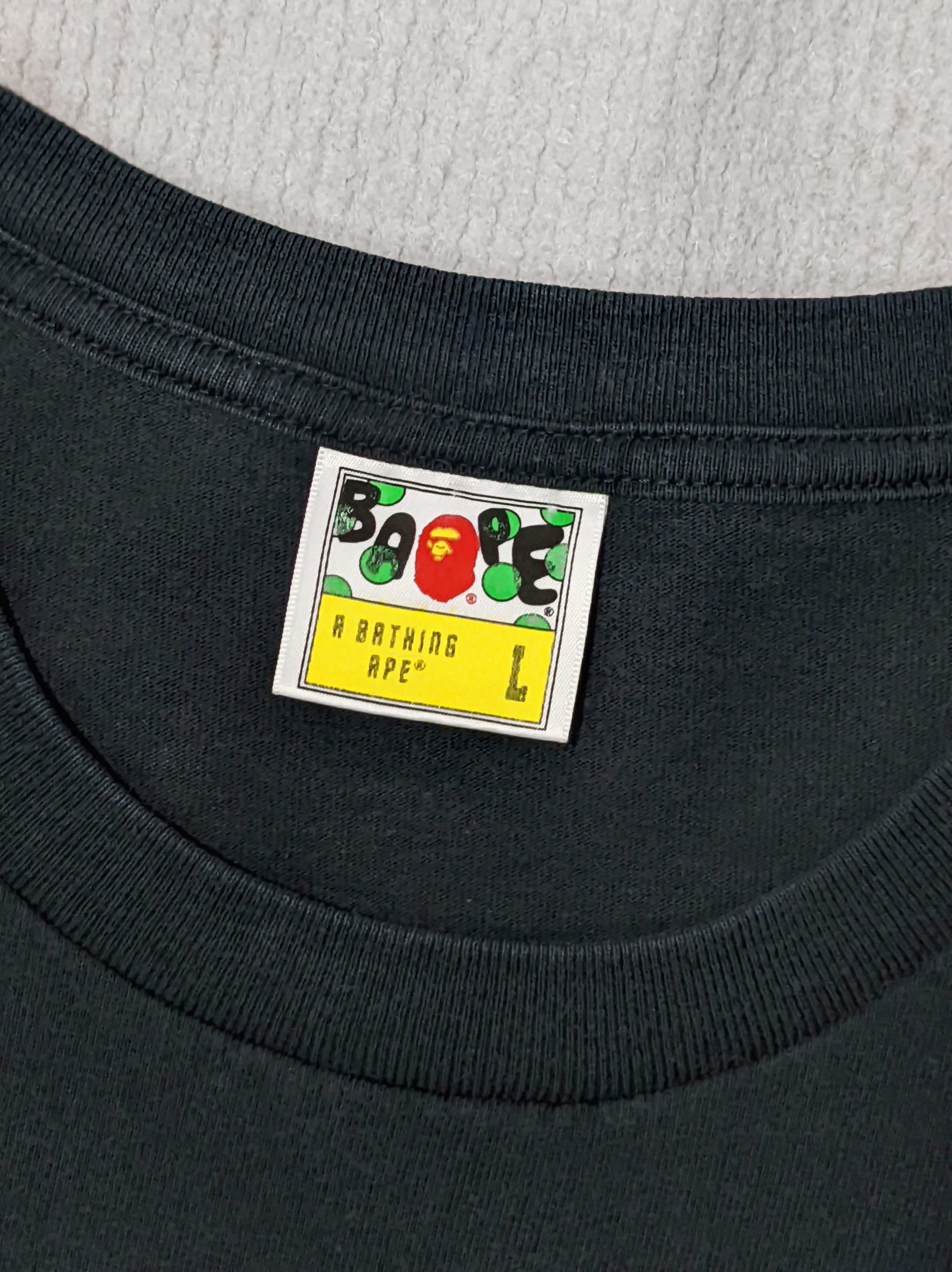 Bape Bape A Bathing Ape USA Head Multi Logo T-shirt Size US L / EU 52-54 / 3 - 4 Thumbnail