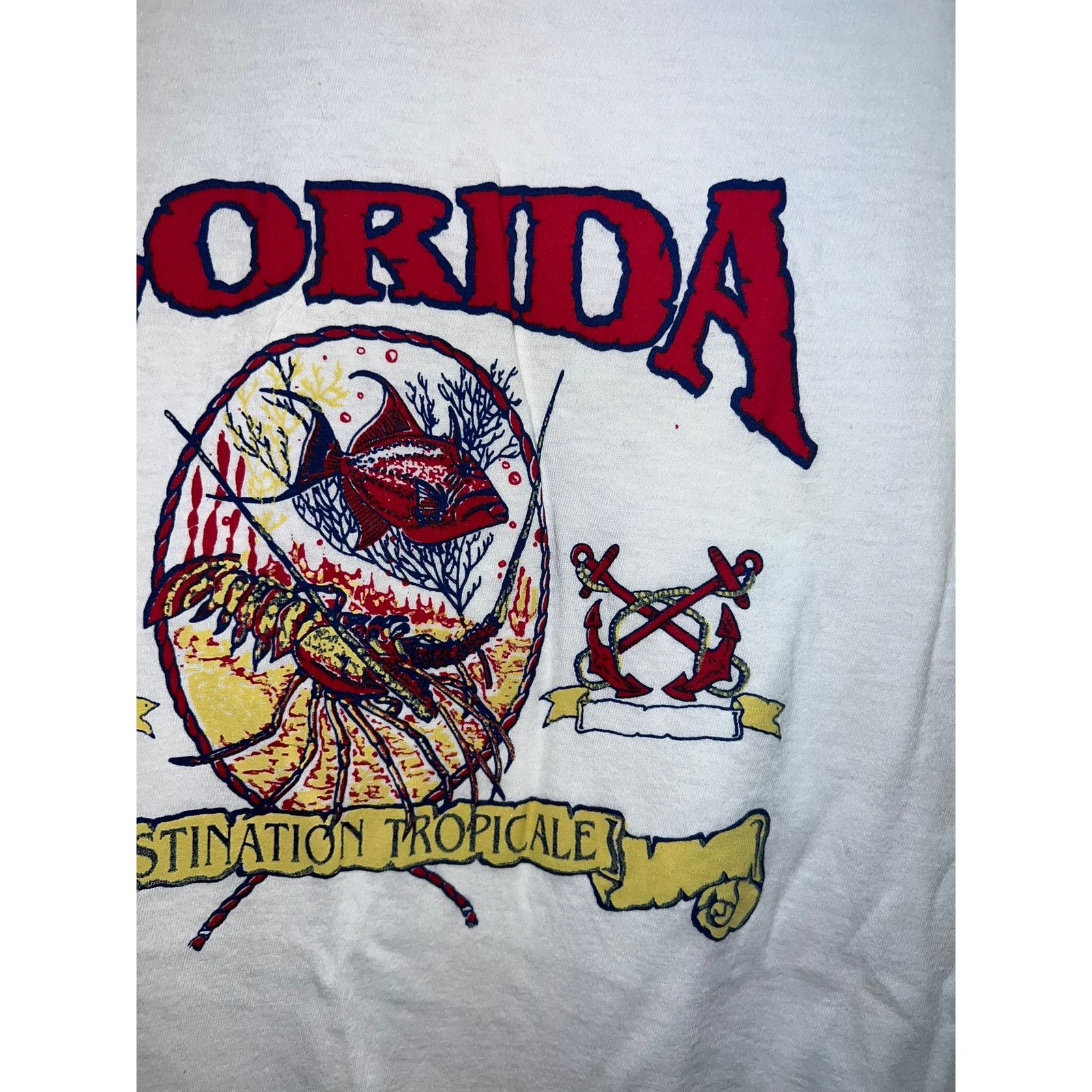 Vintage Vintage Florida Shirt Destination Tropcial Fish Tee 90s M Size US M / EU 48-50 / 2 - 4 Thumbnail