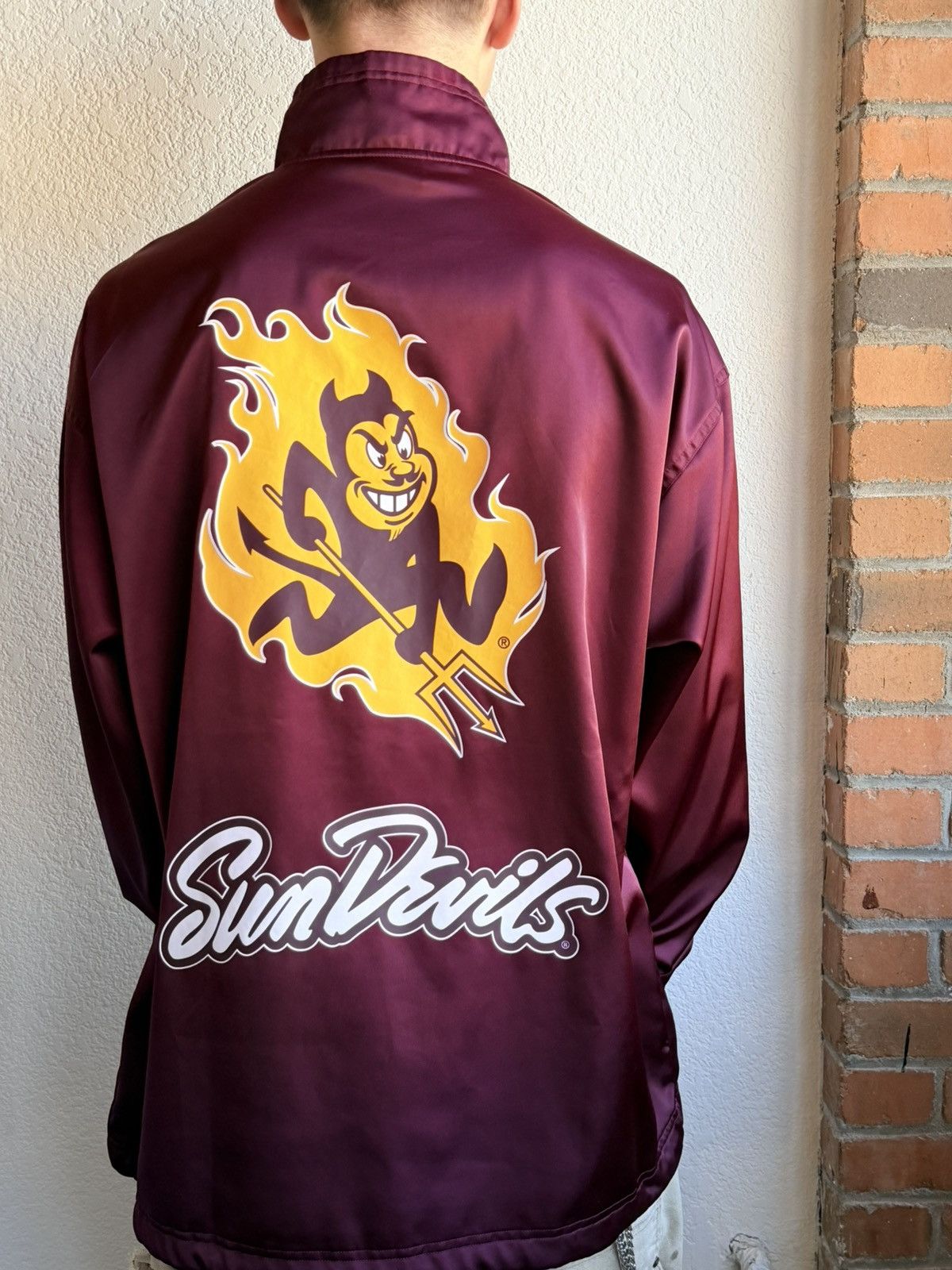 Eric Emanuel Eric Emanuel x Adidas Sun Devils Half Zip Size US M / EU 48-50 / 2 - 2 Thumbnail