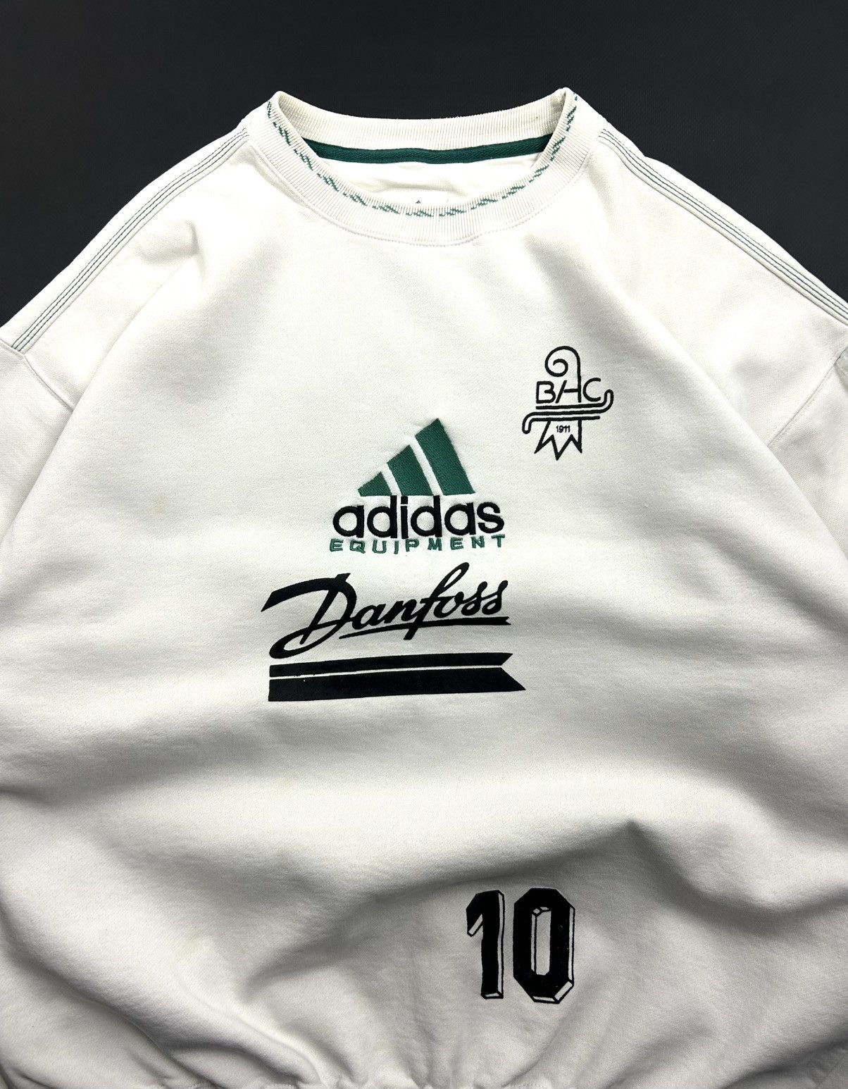 Adidas rare 90s Adidas Equipment Basler Hockey Club 1911 Sweatshirt Size US L / EU 52-54 / 3 - 6 Thumbnail