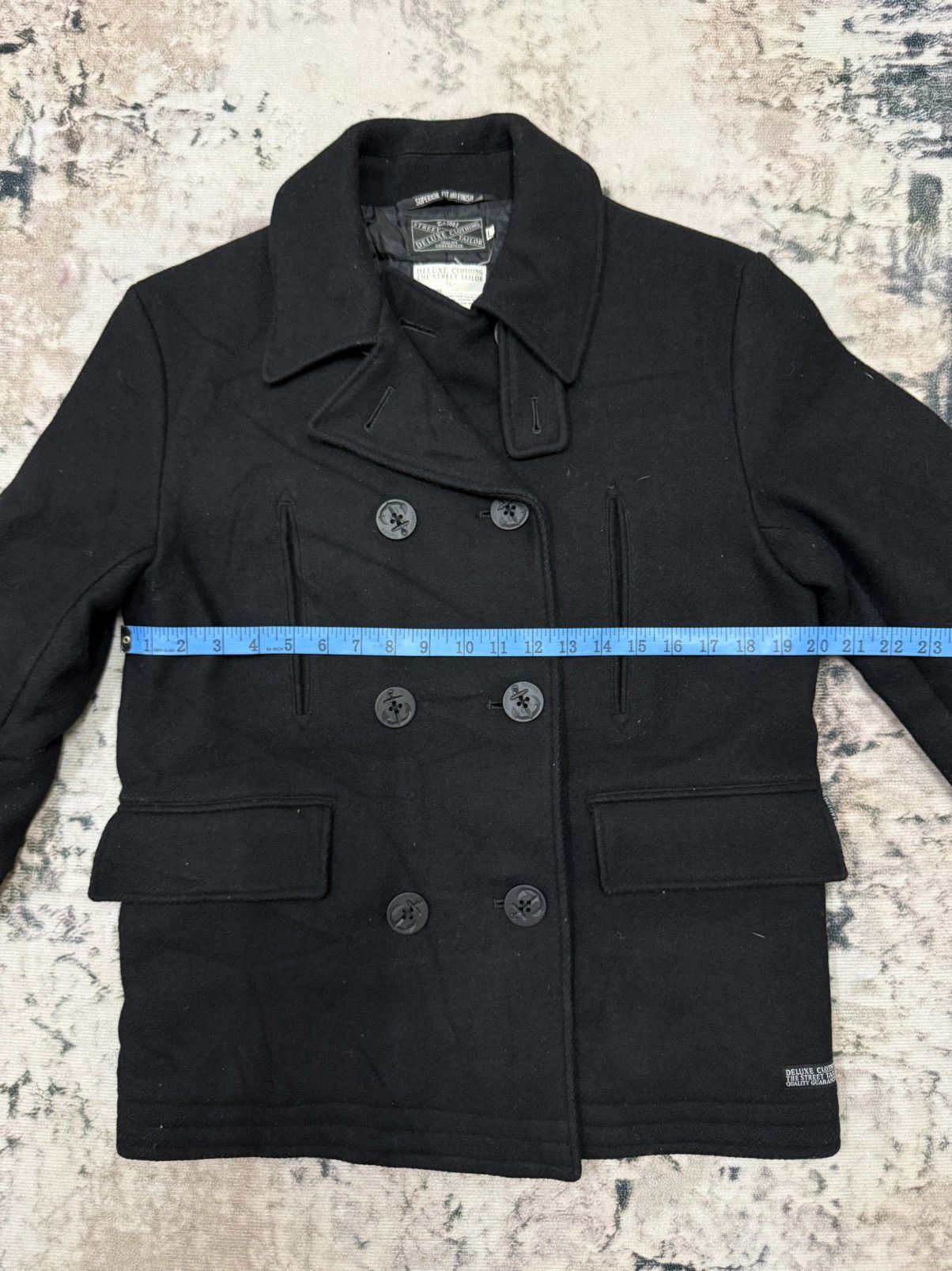 DELUXE Deluxe Clothing Street Tailor Peacoat Wool Jacket Military Size US M / EU 48-50 / 2 - 12 Thumbnail
