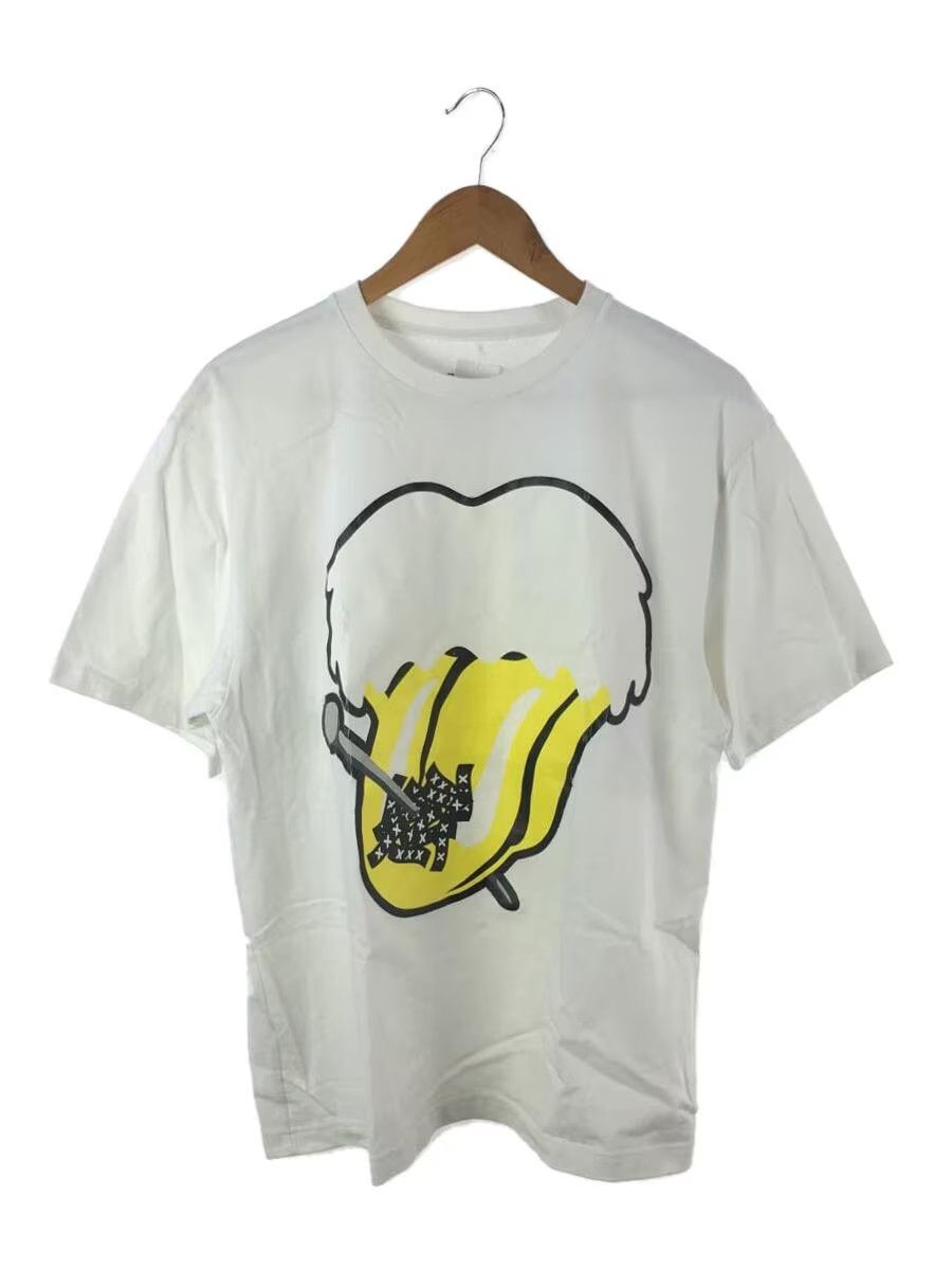 image of Number N Ine God Selection Xxx Rolling Stones Tee in White, Men's (Size Large)
