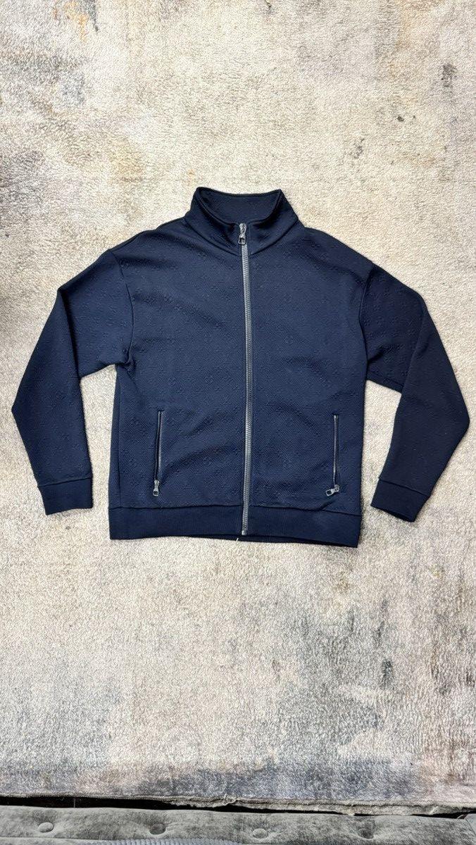 Louis Vuitton Monogram Zip Jacket Navy Blue