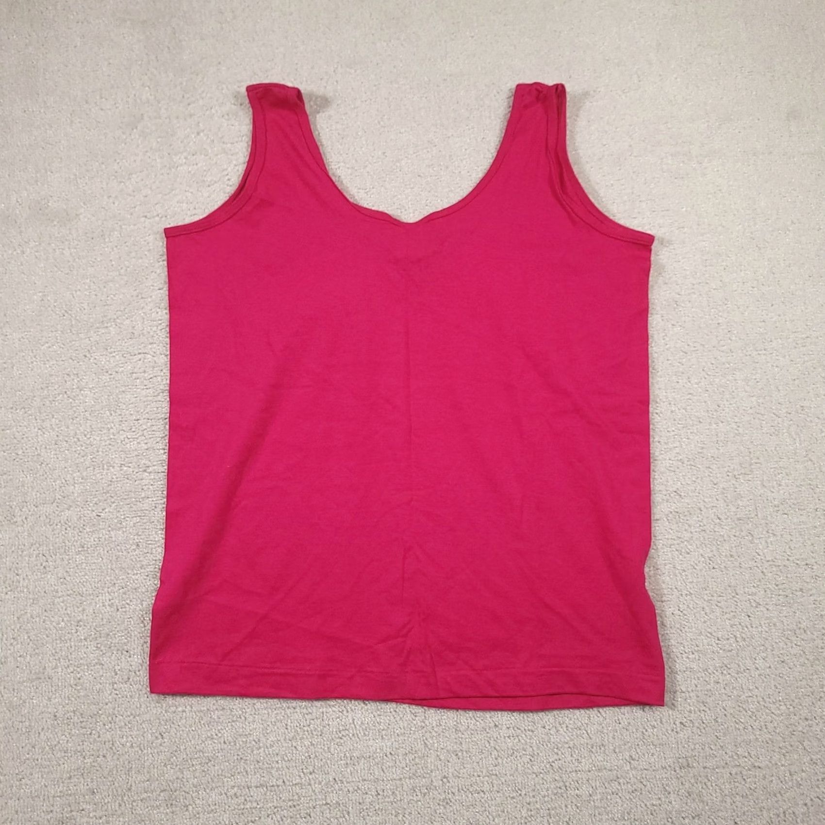 Fruit Of The Loom VINTAGE Fruit of the Loom Pink Blank Tank Top Womens Large 100% Cotton USA Tank Top 80s 90s Vintage Shirt Womens Size L / US 10 / IT 46 - 7 Thumbnail