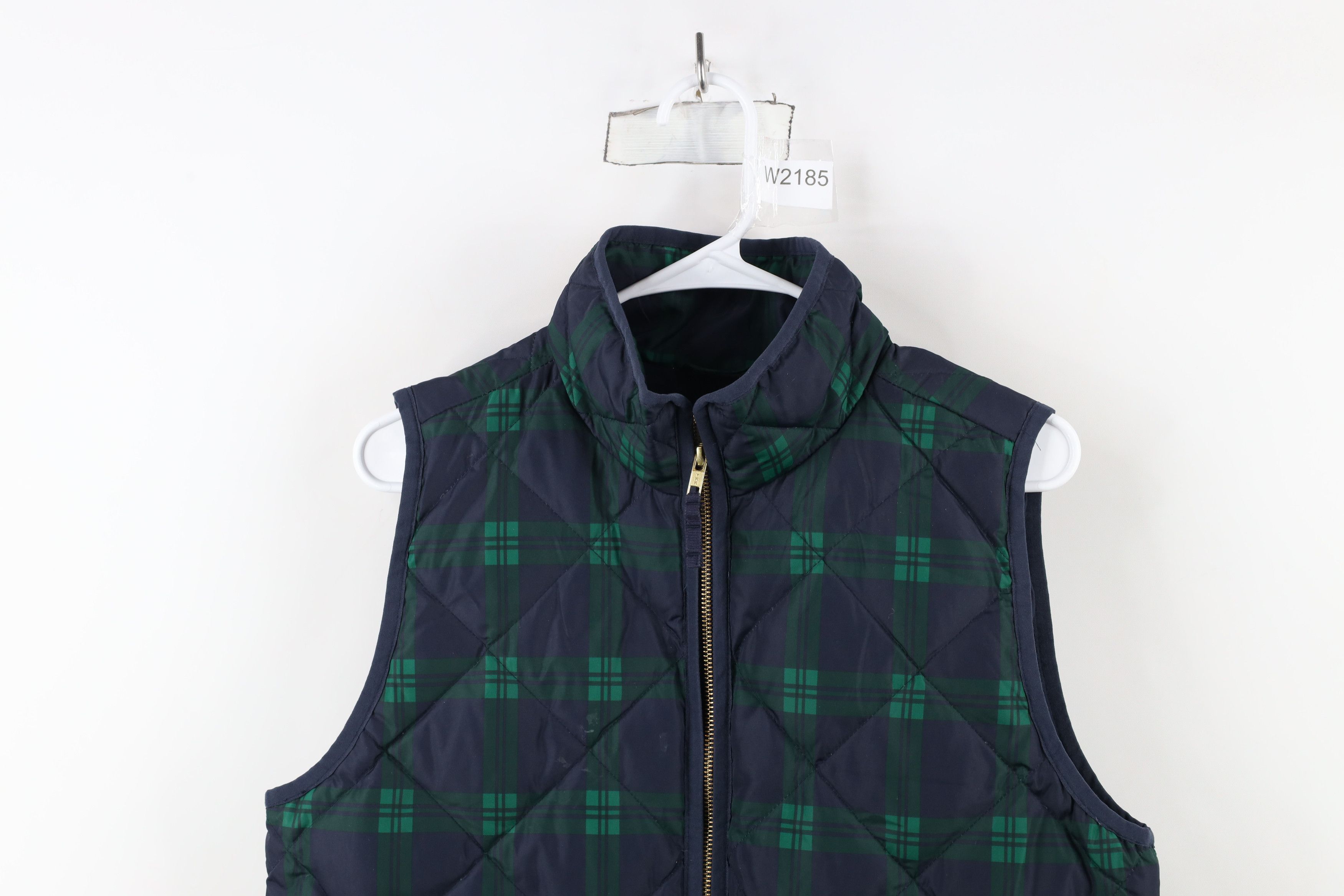 J.Crew × Vintage J Crew Distressed Duck Down Insulated Puffer Vest Jacket Size M / US 6-8 / IT 42-44 - 2 Thumbnail