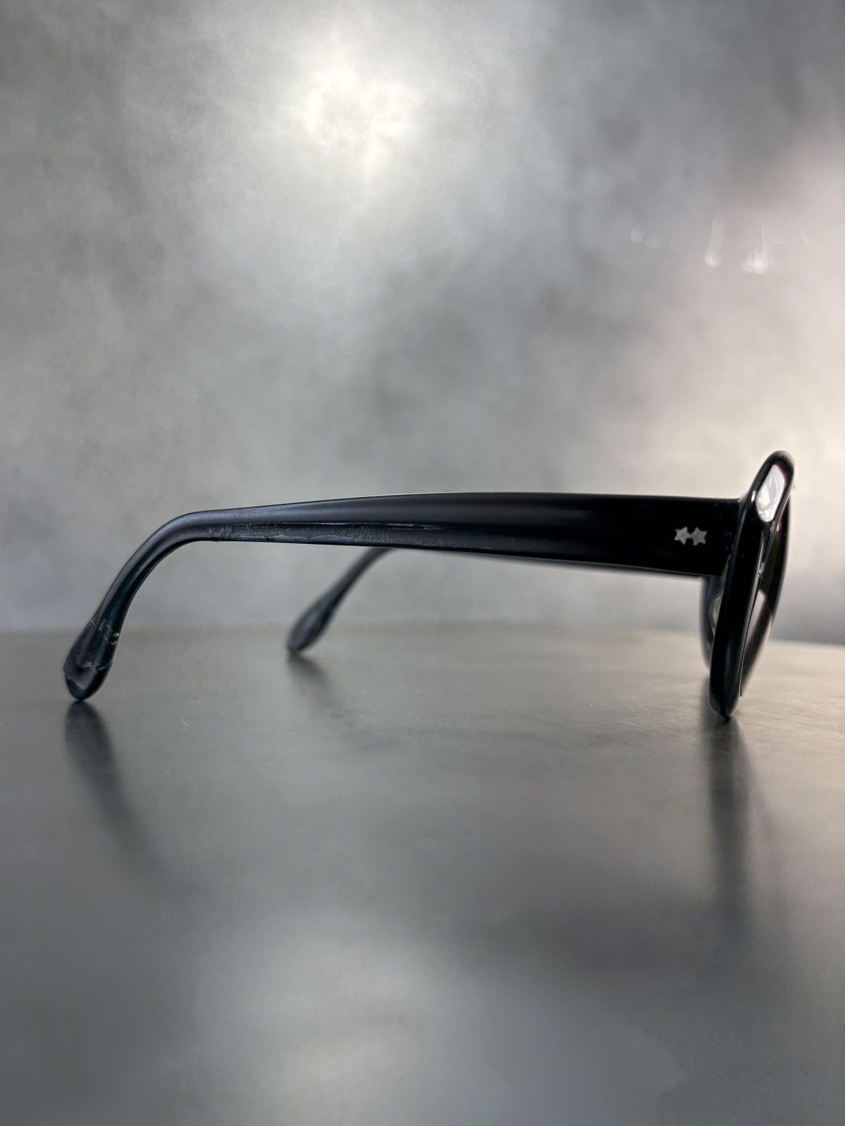 Vintage 1960s Sunglasses Frames True Vintage Cat Eye Oval France USA Size ONE SIZE - 9 Thumbnail