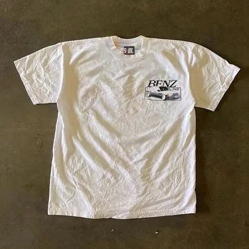 Japanese Brand × Vintage White washed vintage car pattern cotton t-shirt Size US M / EU 48-50 / 2 - 4 Thumbnail