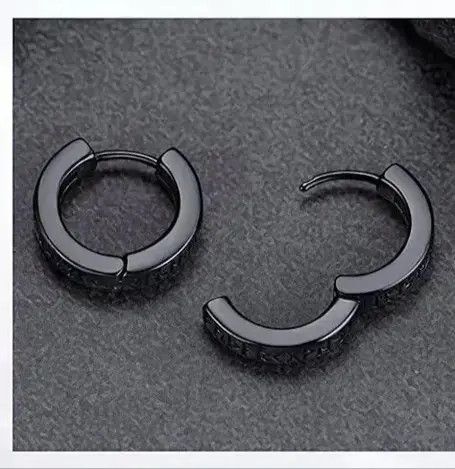 Sterling Silver Norwegian Viking Rune Hoop Earrings Size ONE SIZE - 3 Thumbnail