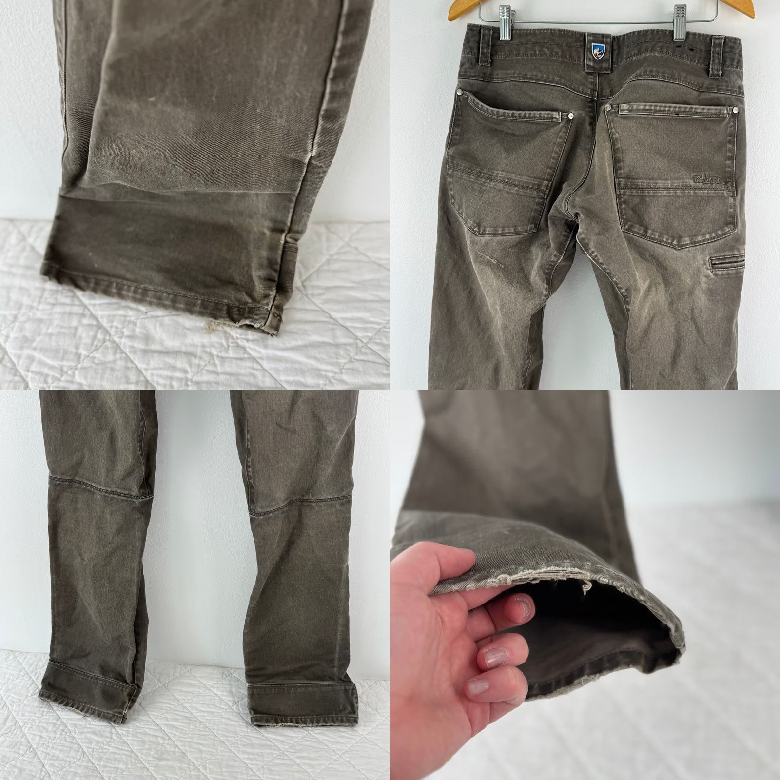 Vintage Kuhl Mens Relaxed Fit Pants 32x32 Khaki Brown Free Rydr Size US 32 / EU 48 - 9 Thumbnail