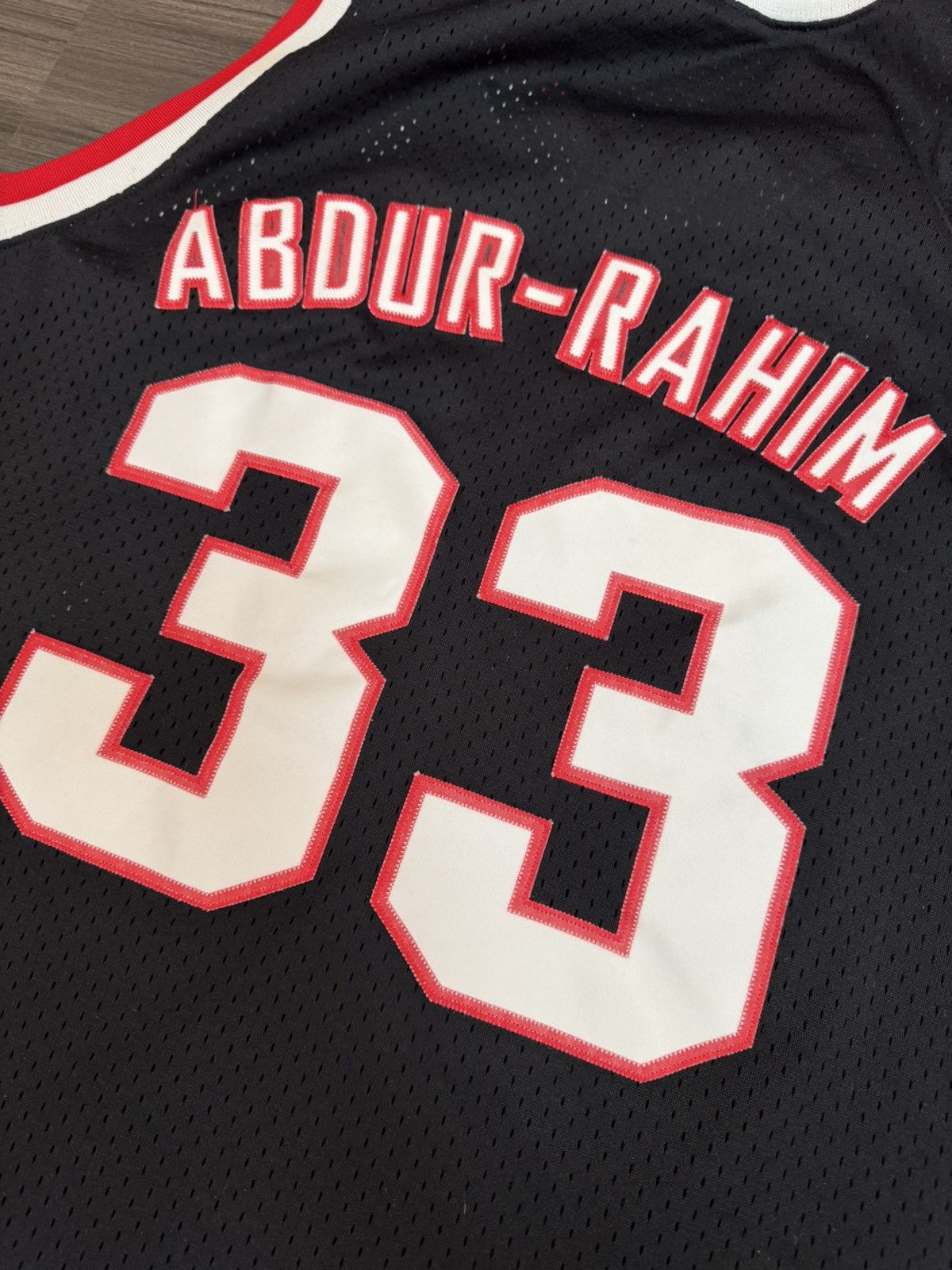 Nike Trail Blazers Shareef Abdul-Rahim #33 NBA Stitched Jersey Size US XXL / EU 58 / 5 - 11 Thumbnail