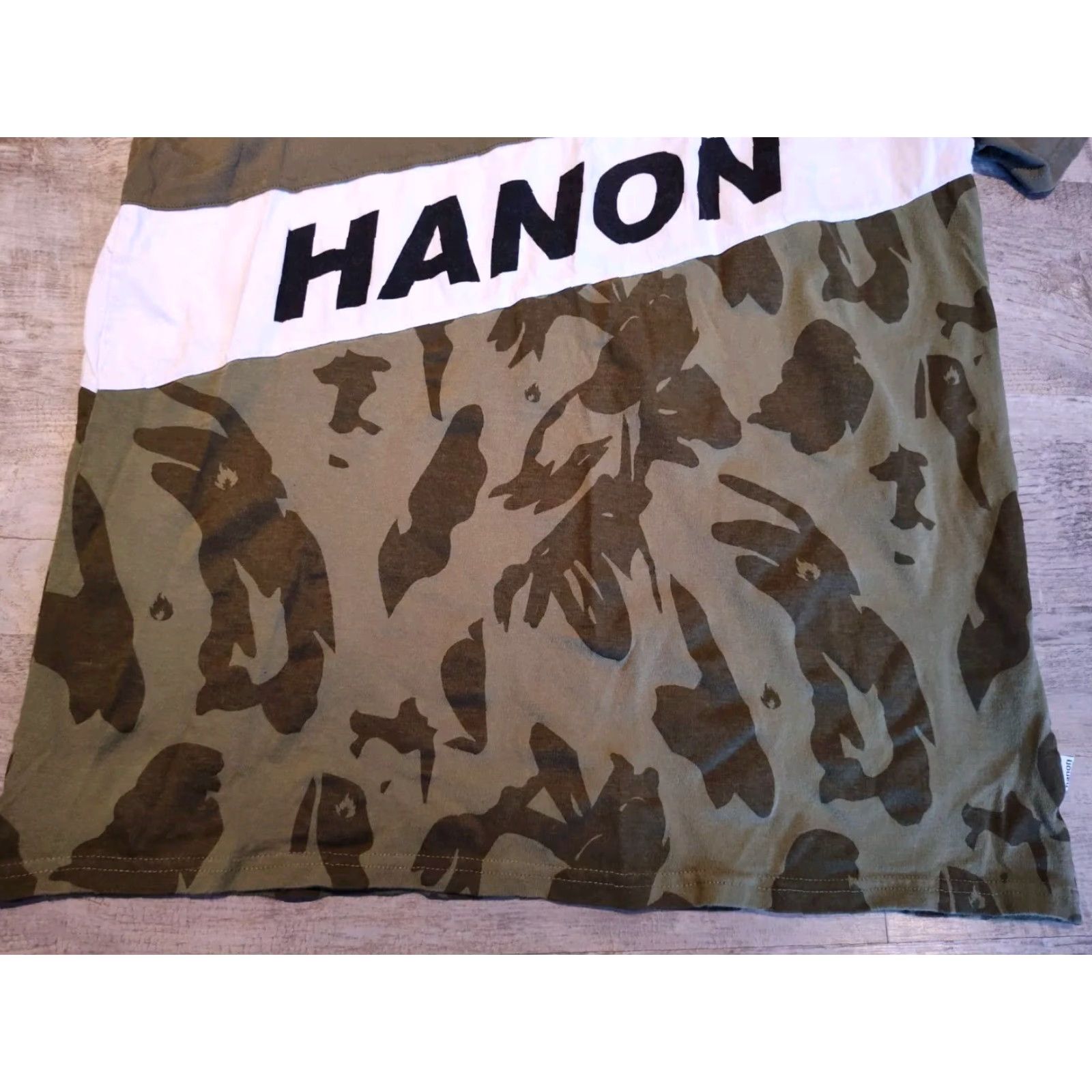Olive Hanon Men's T-Shirt Olive Green Size Large Sports Regular Fit Size US L / EU 52-54 / 3 - 2 Thumbnail