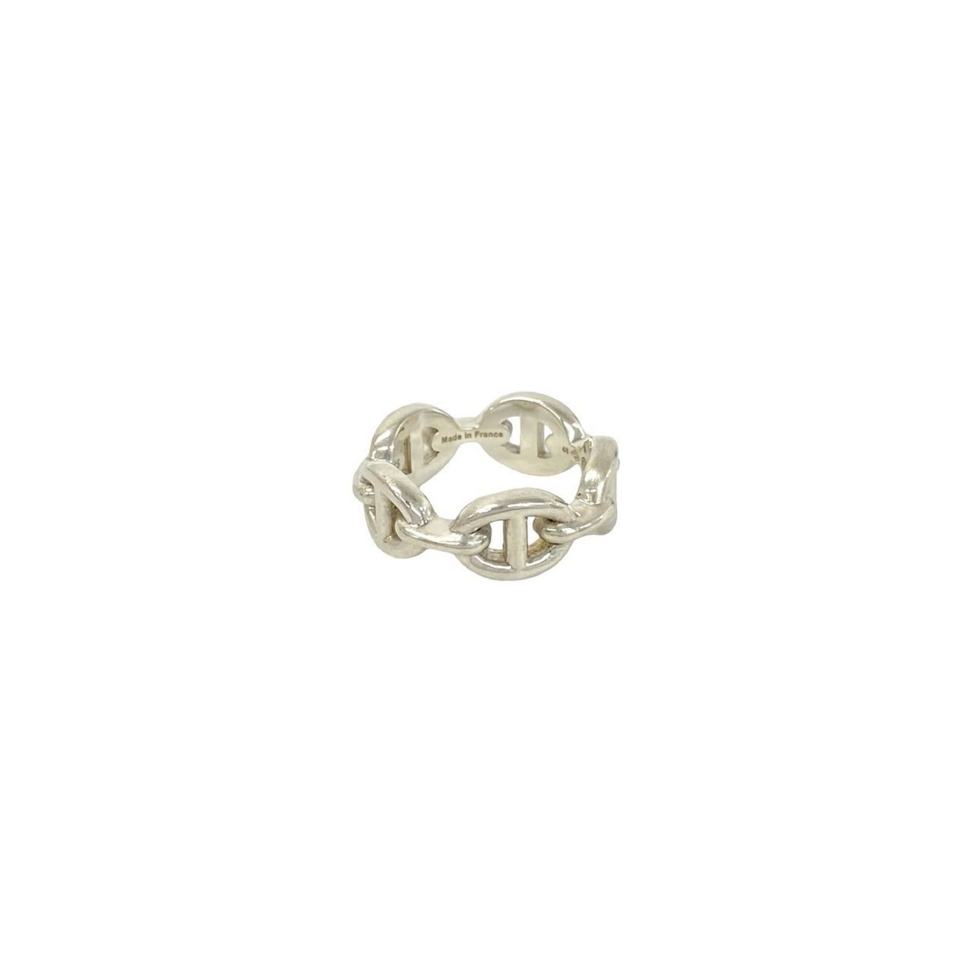 Hermes HERMES Chaine d'Ancre Enchainée PM Sterling Silver 925 Ring, Jewelry, Silver, Item No. 17672 Size ONE SIZE - 1 Thumbnail