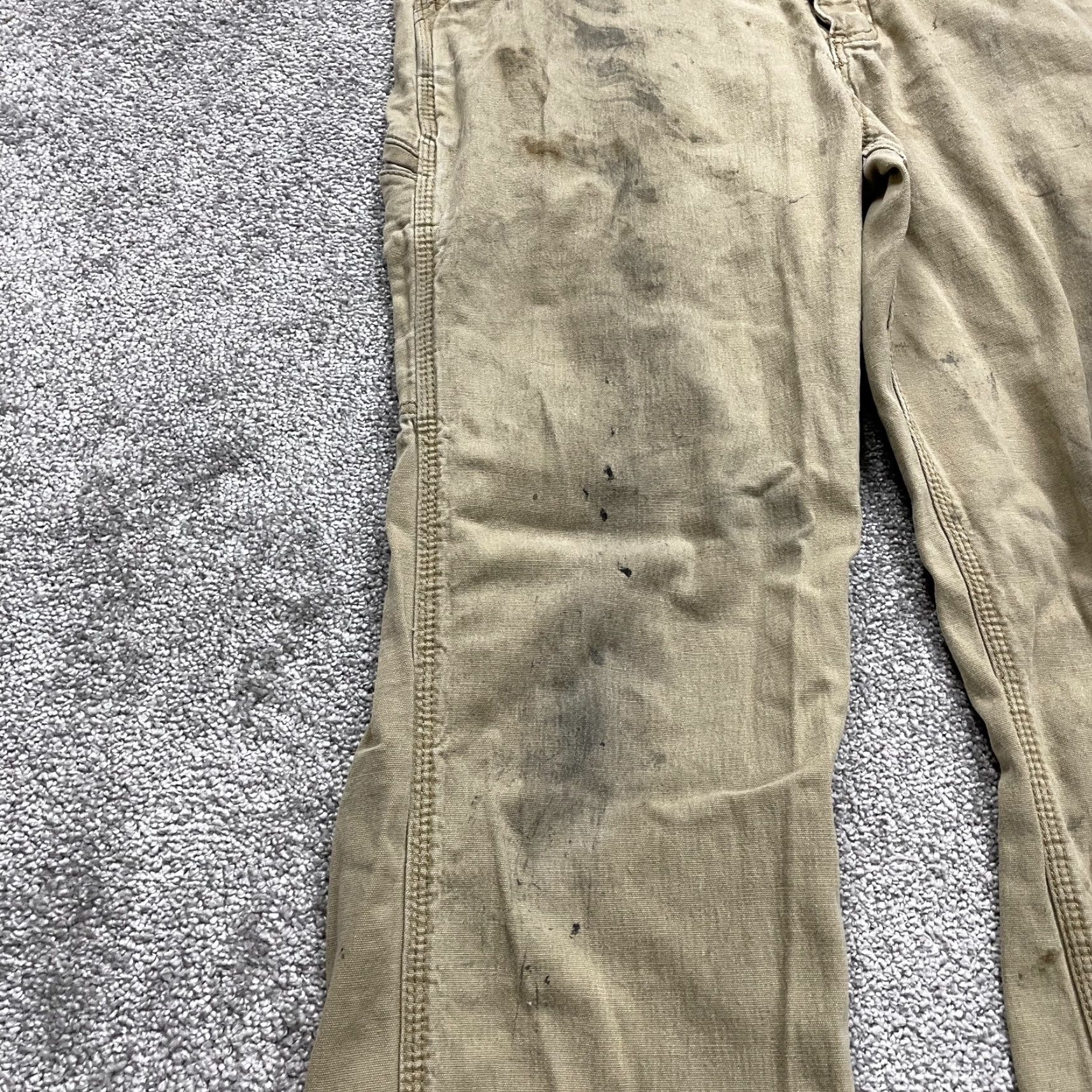 Carhartt Carhartt Relaxed Fit Carpenter Work Pants Mens 36x33 Brown Straight Leg Casual Size US 36 / EU 52 - 7 Thumbnail