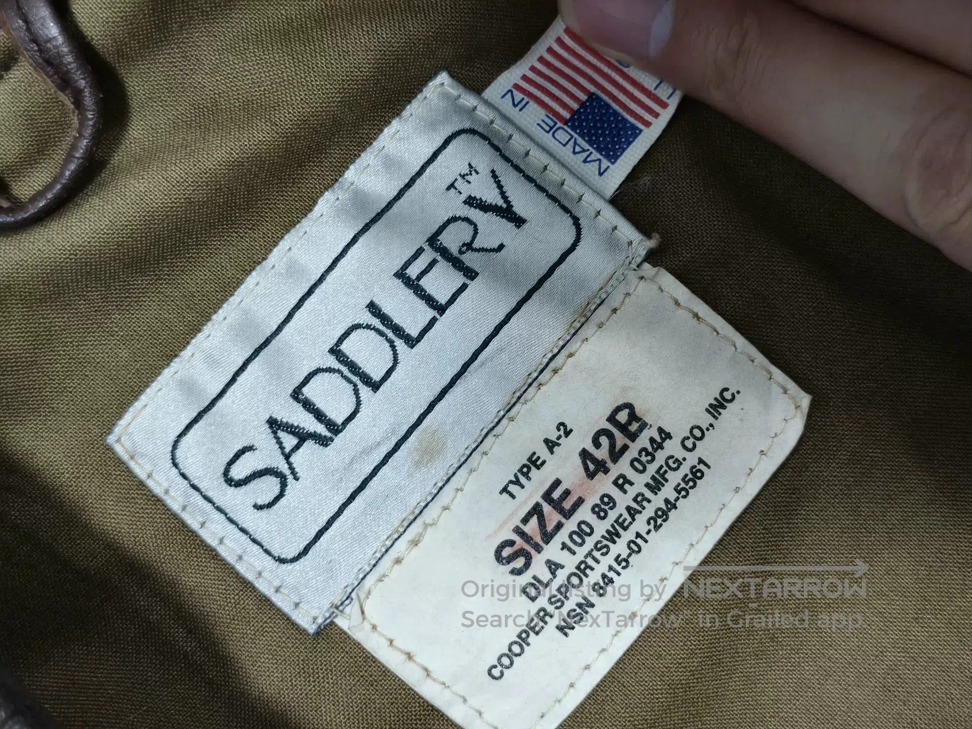 Cooper 1988 US Military A. Size US XS / EU 42 / 0 - 3 Thumbnail