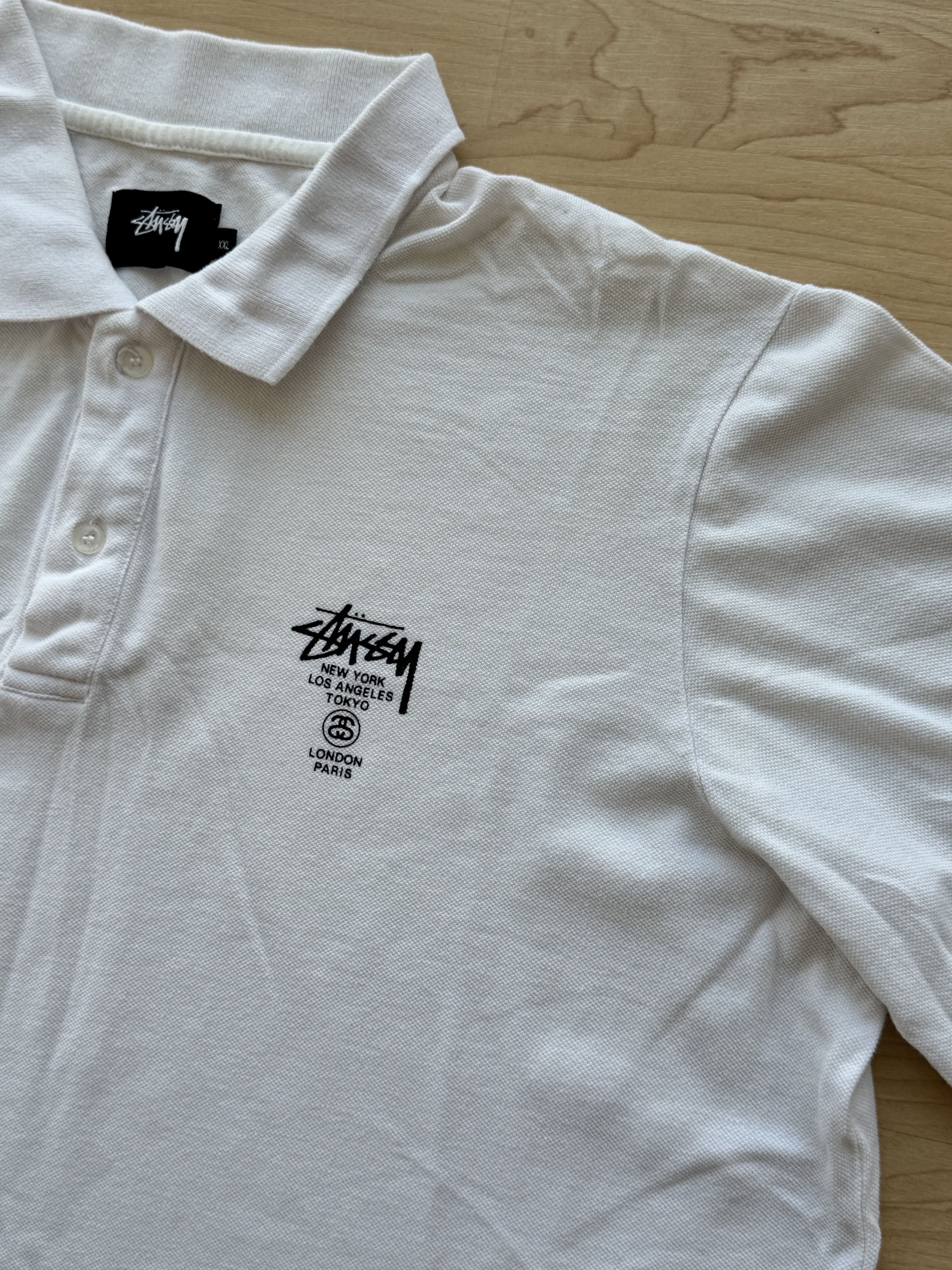 Stussy Vintage Stüssy polo shirt with embroidered logo Size US XXL / EU 58 / 5 - 5 Thumbnail