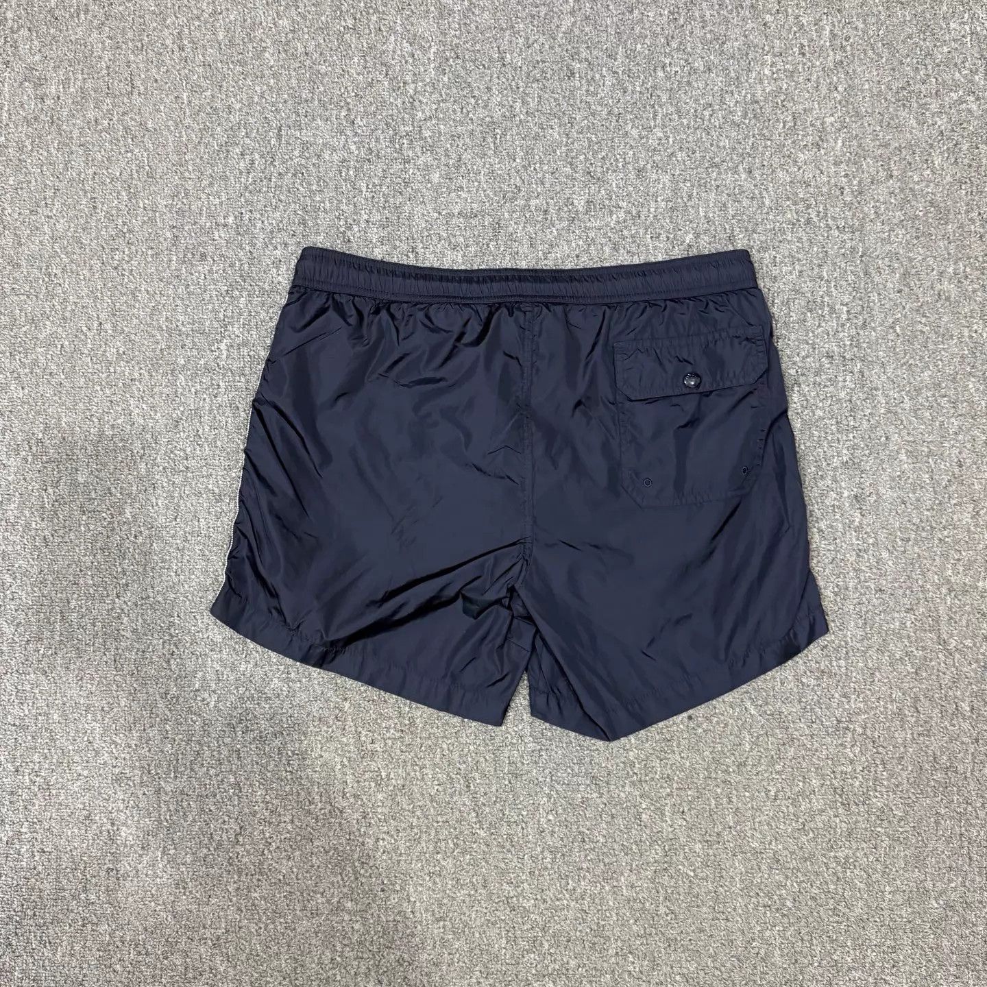 Moncler Moncler Navy Nylon Logo Shorts L Size US 34 / EU 50 - 2 Thumbnail