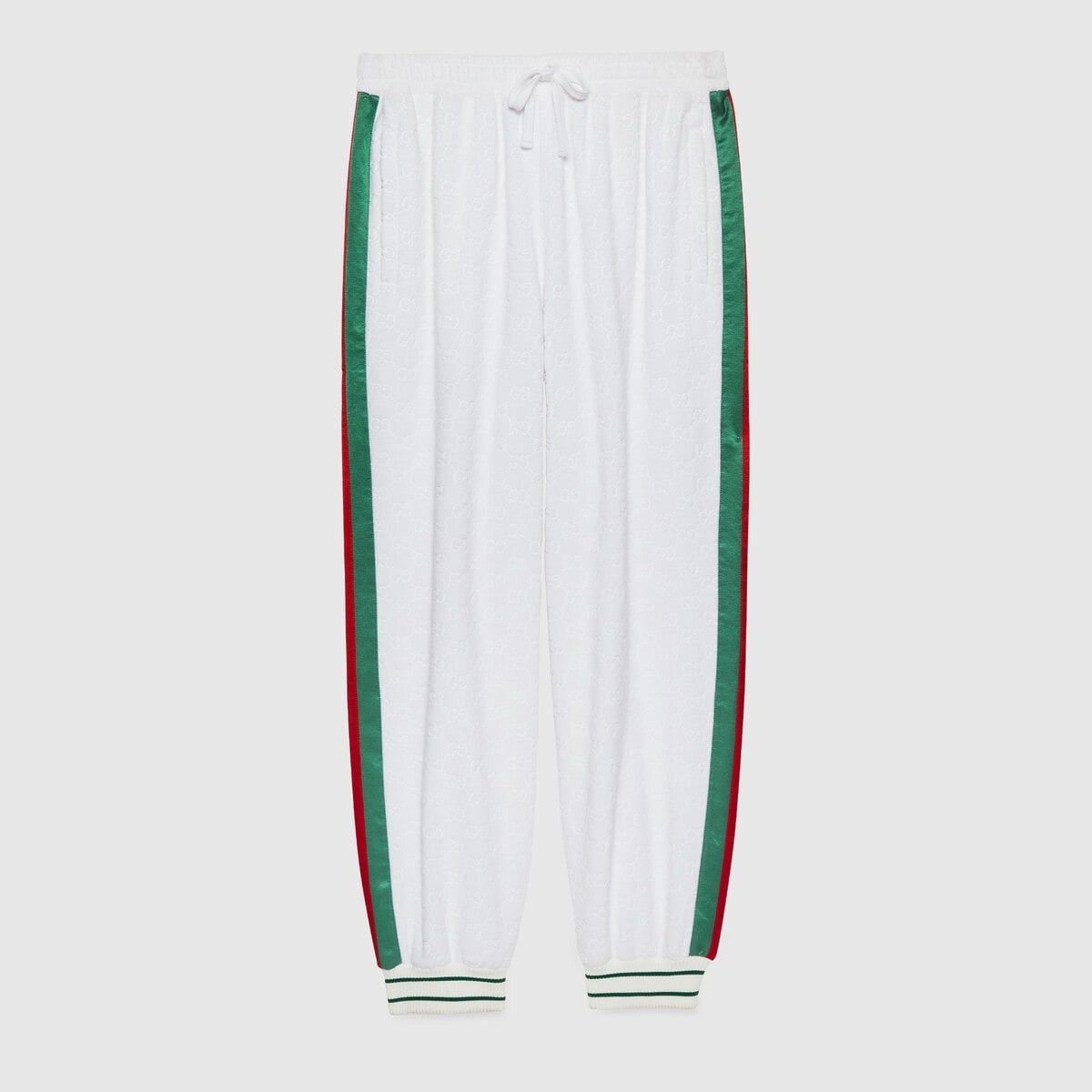 Gucci o1s1wg111025 GG Cotton Terry Cloth Jogging Pants Multicolor Size US 30 / EU 46 - 1 Thumbnail