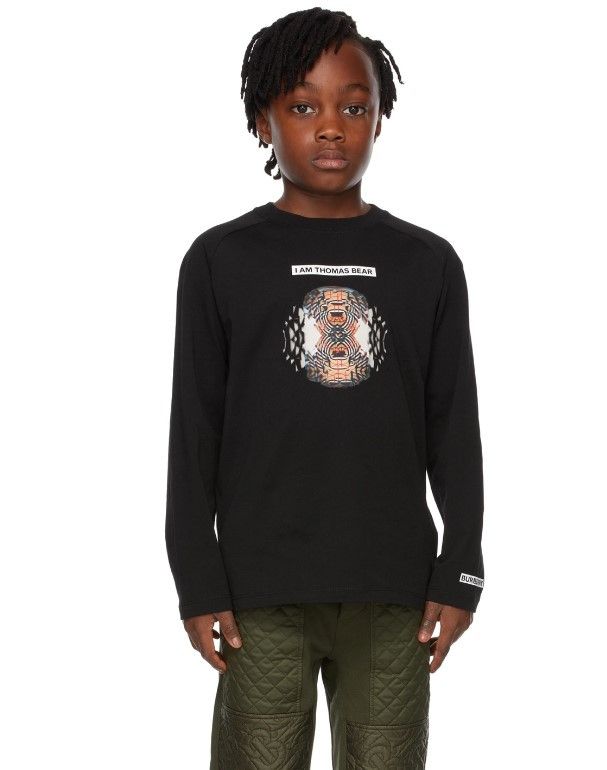 Burberry Burberry kids montage print long sleeve t-shirt 10Y/140. Size US L / EU 52-54 / 3 - 8 Thumbnail