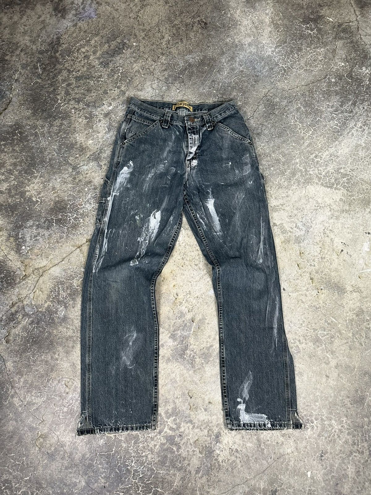 Lee × Vintage Vintage Lee painted jeans Size US 30 / EU 46 - 1 Thumbnail