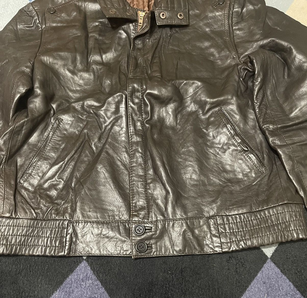 Vintage VINTAGE BELGIO LEATHER JACKET JAPAN Size US M / EU 48-50 / 2 - 5 Thumbnail