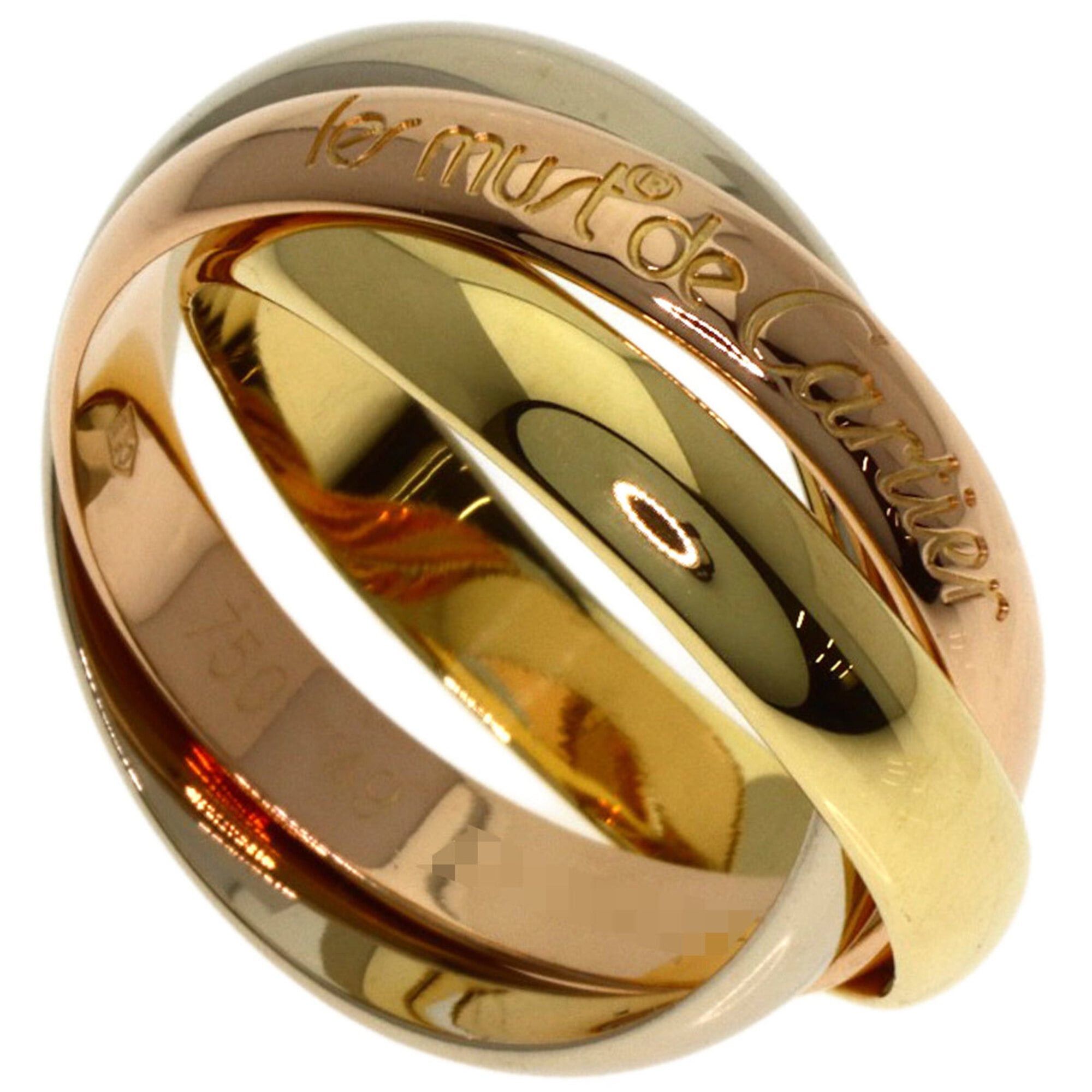 Cartier Cartier Trinity #49 Ring, 18K Yellow Gold/18K White Pink Gold, Women's, CARTIER Size ONE SIZE - 1 Thumbnail