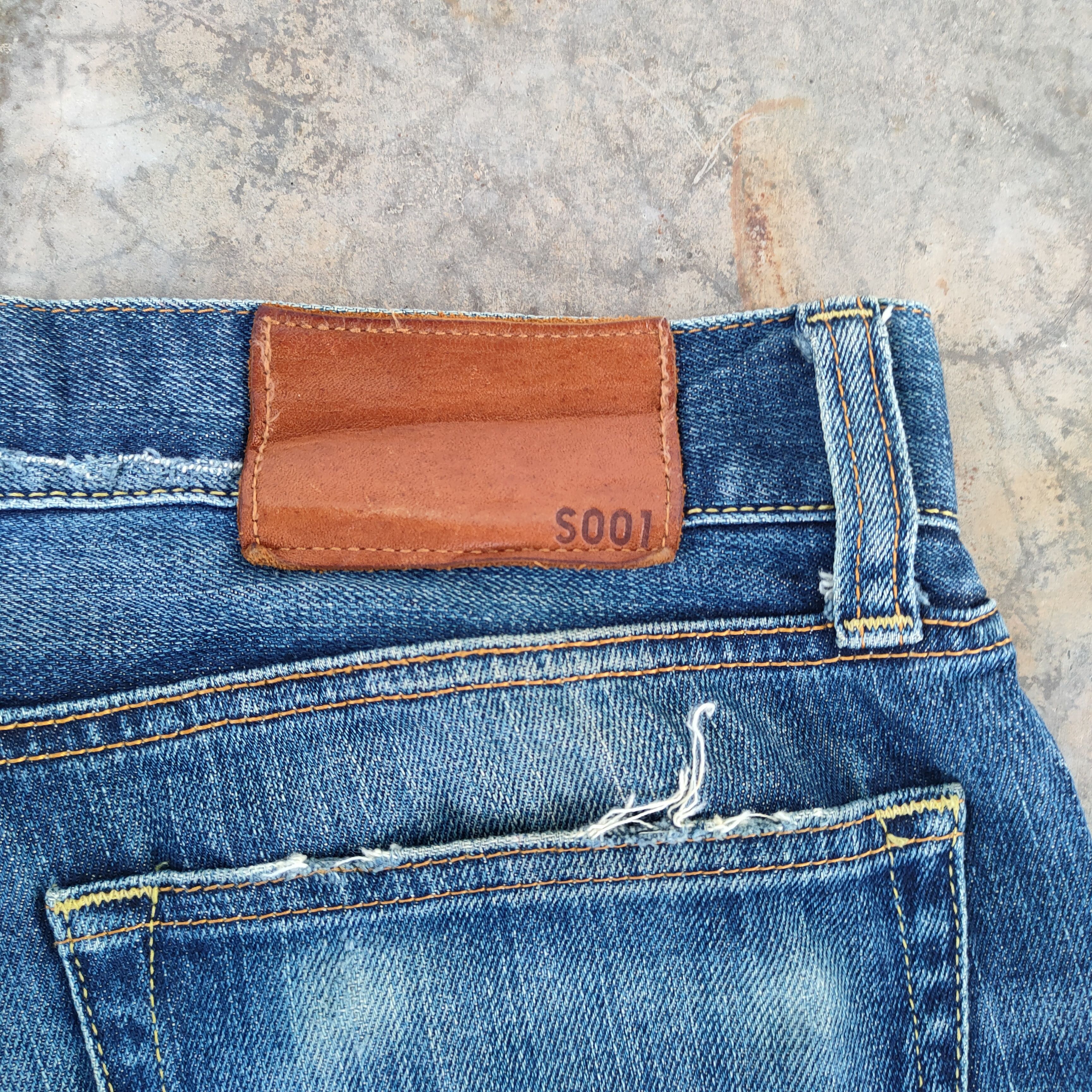 Japanese Brand W33 VINTAGE JAPANESE S001 FADED JEANS DENIM PANTS Size US 33 - 11 Thumbnail