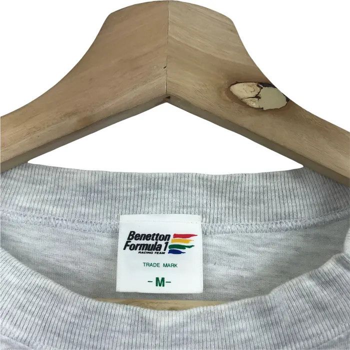 Benetton Vtg BENETTON FANGIO RACING Team Formula 1 Tee Shirt Juan Size US M / EU 48-50 / 2 - 5 Thumbnail