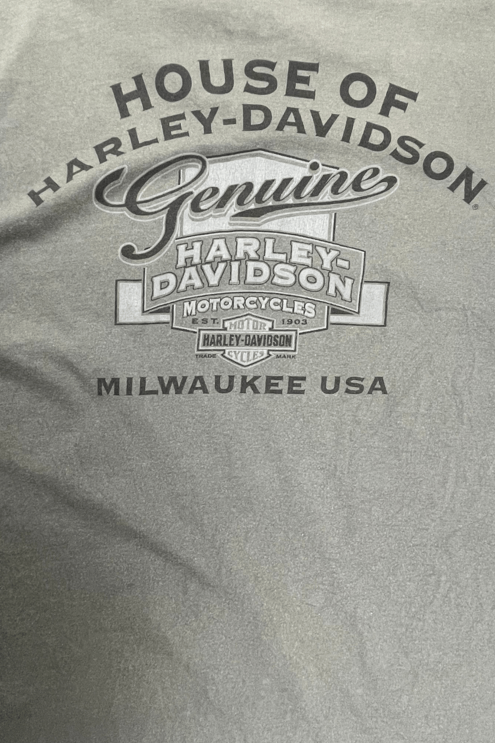 Harley Davidson Harley-Davidson / House of H-D Milwaukee Tee – XL mid-00s Size US XL / EU 56 / 4 - 4 Thumbnail