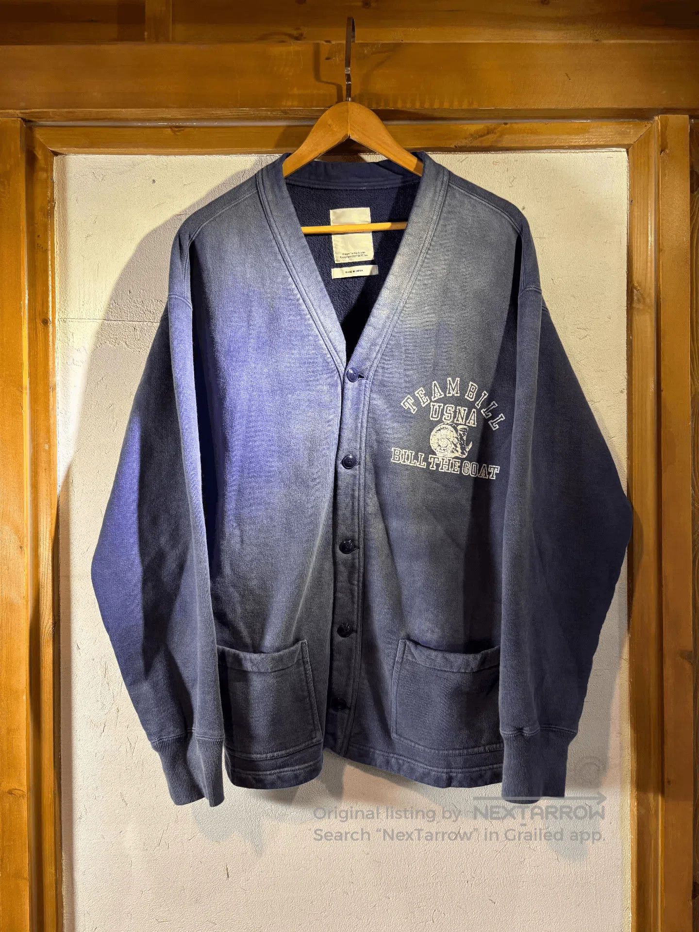 Japanese Brand Bowwow Vintage Sweatshirt Cardigan. Size US XL / EU 56 / 4 - 1 Thumbnail