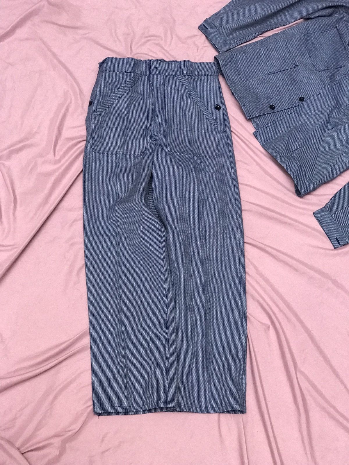 Other SELVEDGE CHORE PANTS , HIKORI LIKE FABRIC Size US 30 / EU 46 - 4 Thumbnail