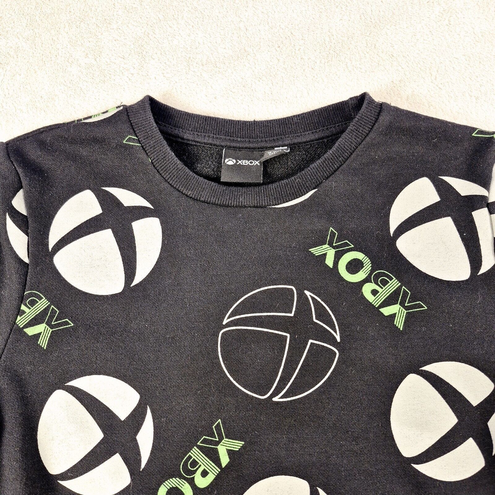 & Other Stories XBOX Logo Black Gamer Sweater 10-11 Year Unisex Youth Size XL / US 12-14 / IT 48-50 - 5 Thumbnail