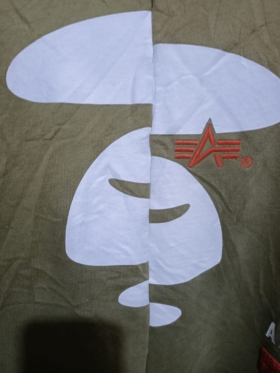 Aape × Alpha Industries Aape by a bathing ape x aloha industries crewneck Size US M / EU 48-50 / 2 - 5 Thumbnail