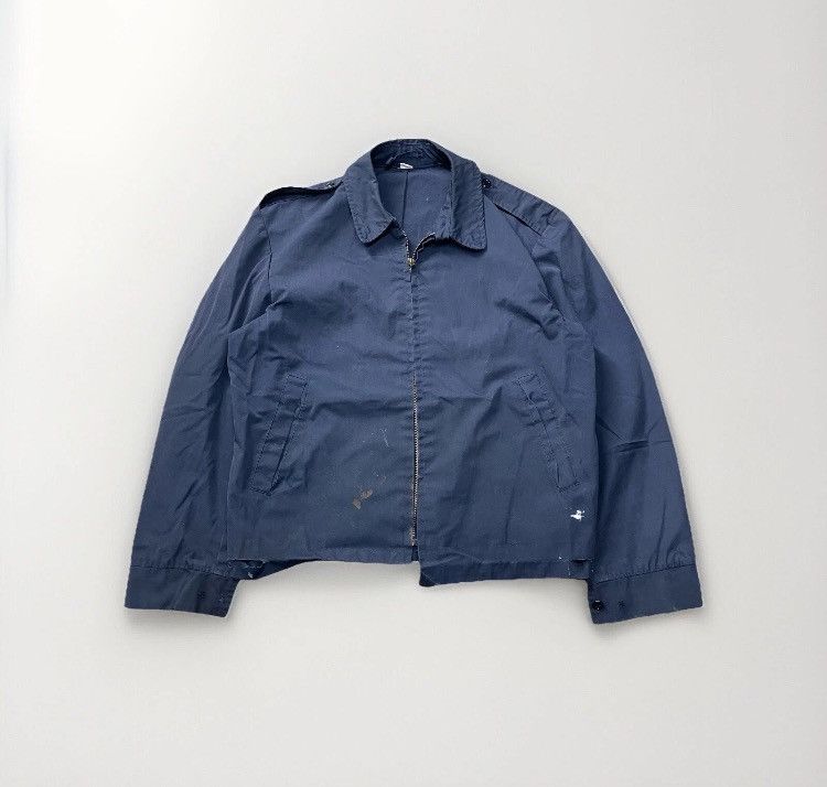 Vintage 60’s Military Bendone New York Navy Blue Full Zip Jacket Size US L / EU 52-54 / 3 - 1 Thumbnail