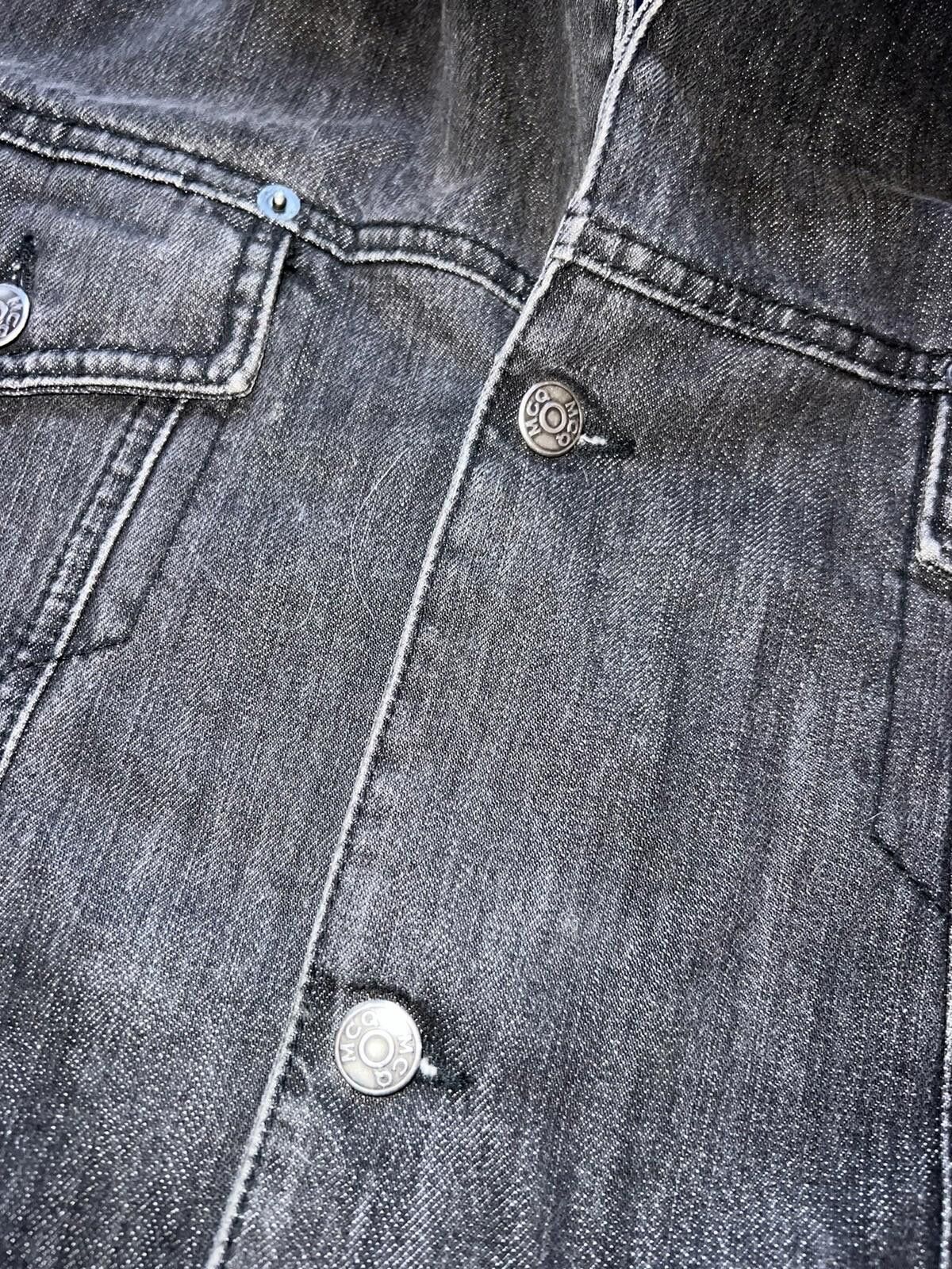 Alexander McQueen Alexander McQueen L Black Denim Trucker Jacket Coat Italy 52 Size US L / EU 52-54 / 3 - 7 Thumbnail