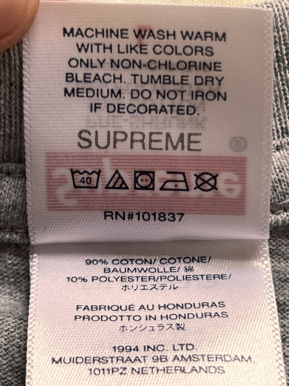 Supreme L Supreme x Tyler the Creator phot tee Tshirt grey box logo Size US L / EU 52-54 / 3 - 15 Thumbnail