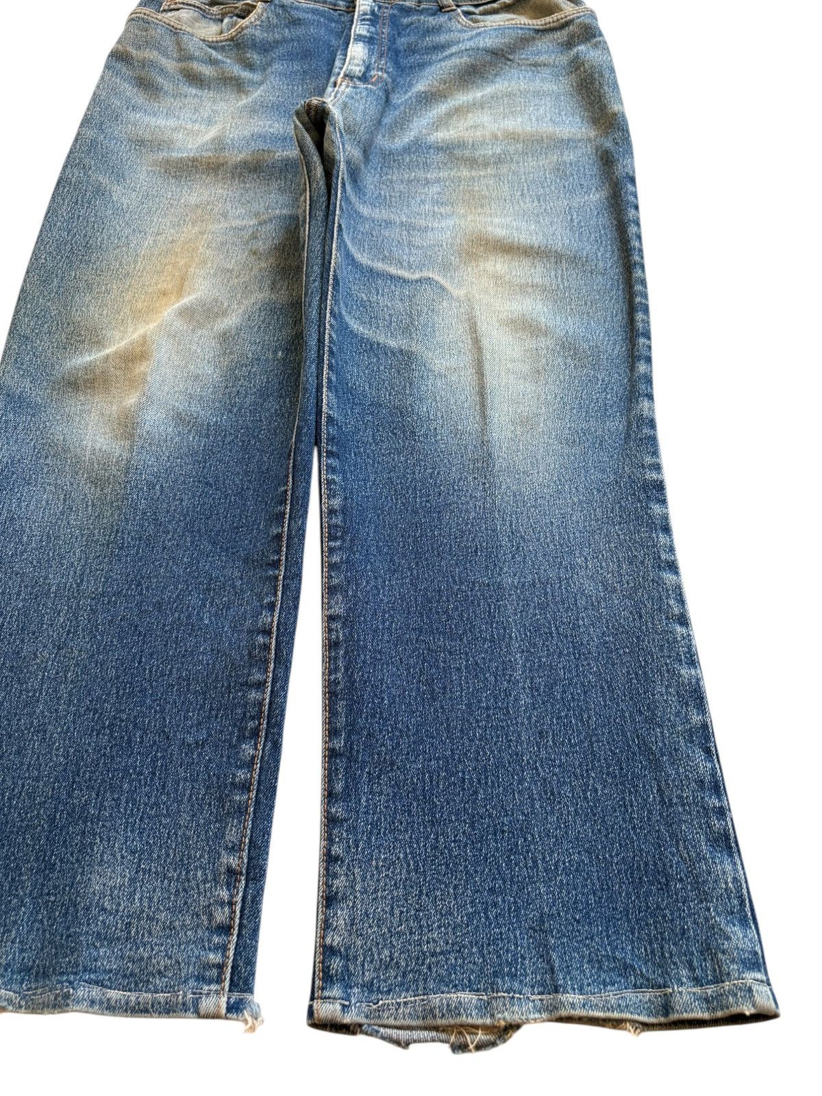 Japanese Brand SALES🔥Vintage Japanese Brand Blue Wash Loose Jeans Size US 32 / EU 48 - 7 Thumbnail