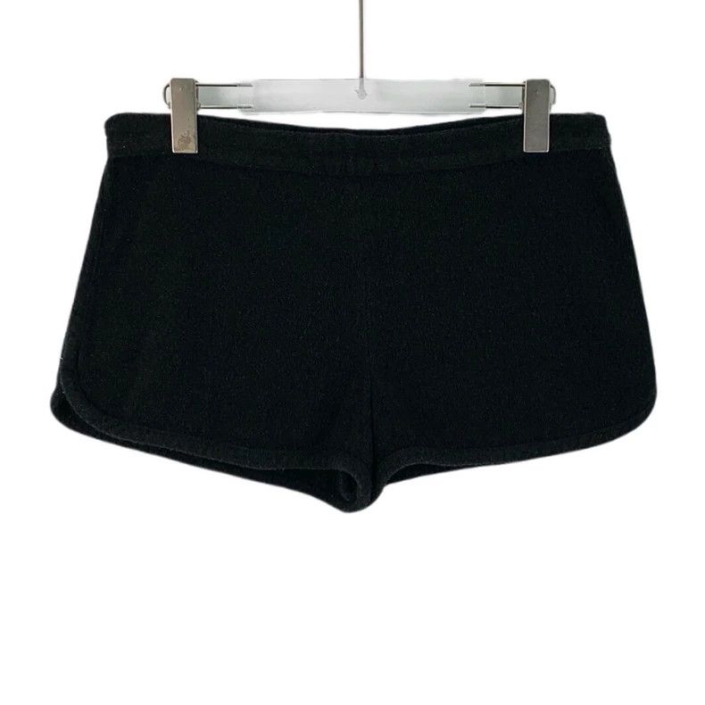 Chanel Chanel Black glitter cotton casual knitted shorts Size 25" / US 0 / IT 36 - 1 Thumbnail