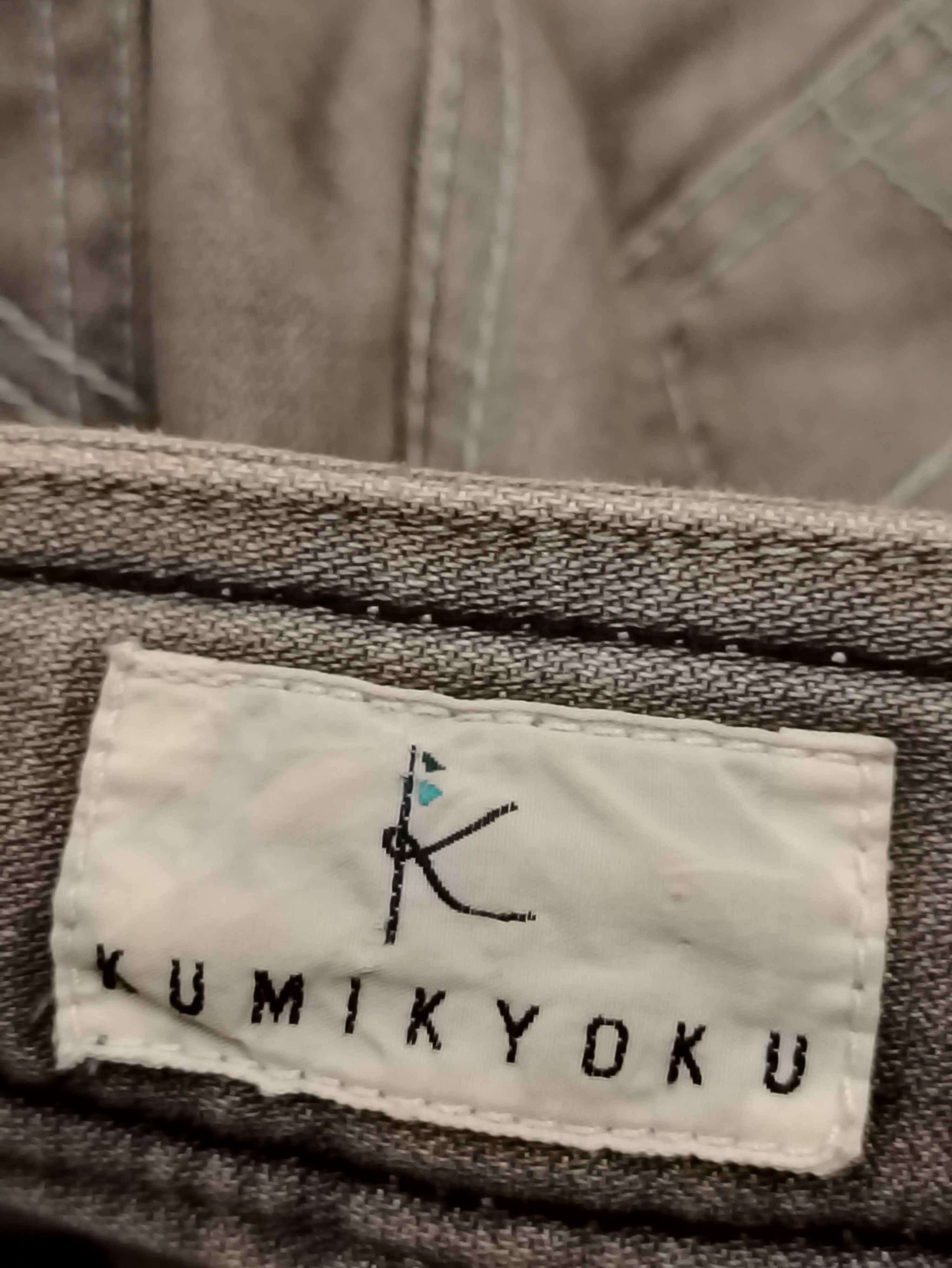 Japanese Brand Kumikyoku wide-leg pants Size 27" / US 4 / IT 40 - 5 Thumbnail