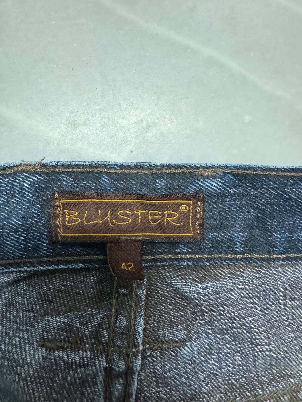 Rusty Trashed💥Vtg Bluster Multipocket Double Knee Distressed Jean Size US 31 - 11 Thumbnail