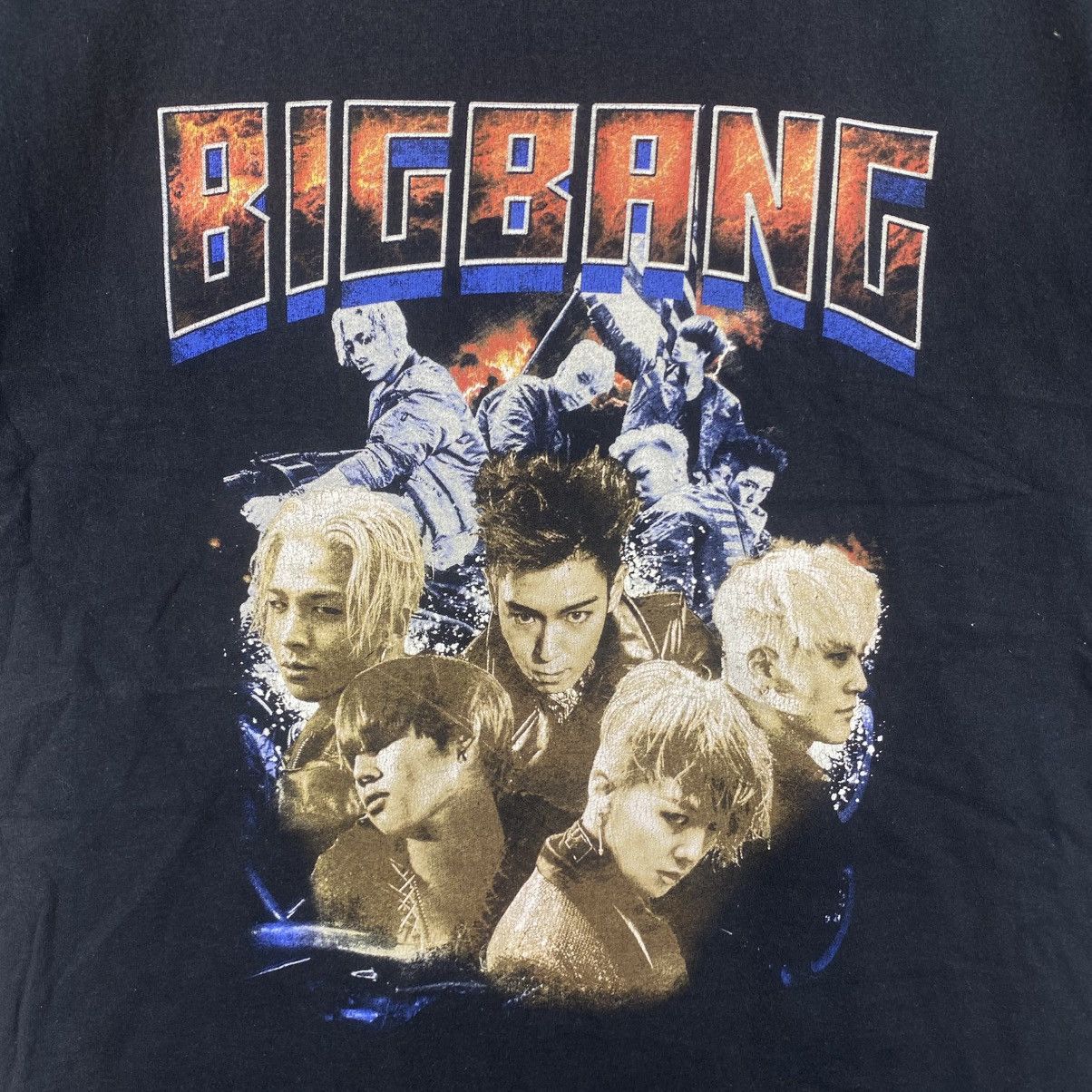 Rap Tees Korean Legendary Idol Group BIGBANG Graphic Tee Shirt Size US L / EU 52-54 / 3 - 2 Thumbnail
