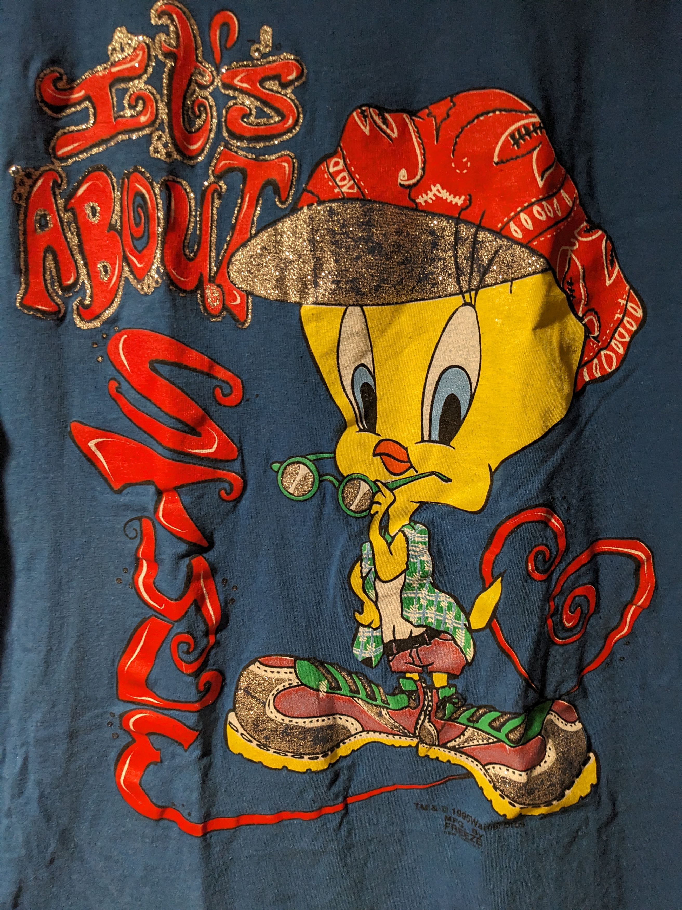 Cartoon Network × Vintage Vintage 1995 Looney Tunes Tweety Bird Cartoon T-Shirt Size US XL / EU 56 / 4 - 2 Thumbnail